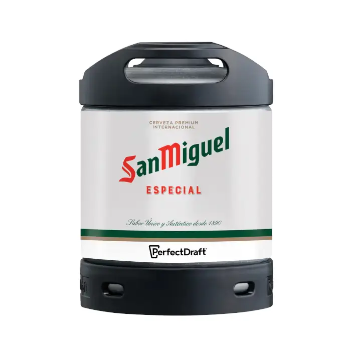 SanMiguel Bier 1x 6 l Fass für Perfect Draft Bierzapfanlage 