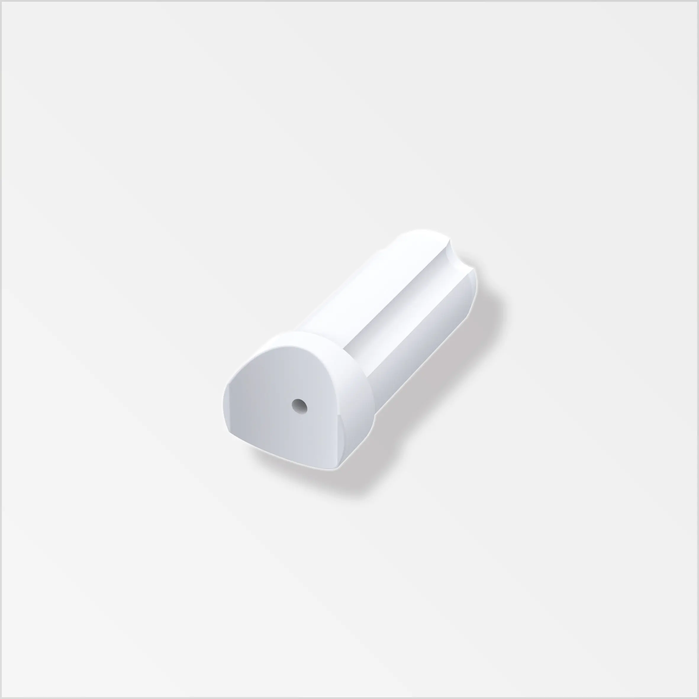 alfer Combitech connect Anschlusszapfen für Rundrohr PVC Ø 23,5 mm x 58 mm weiß