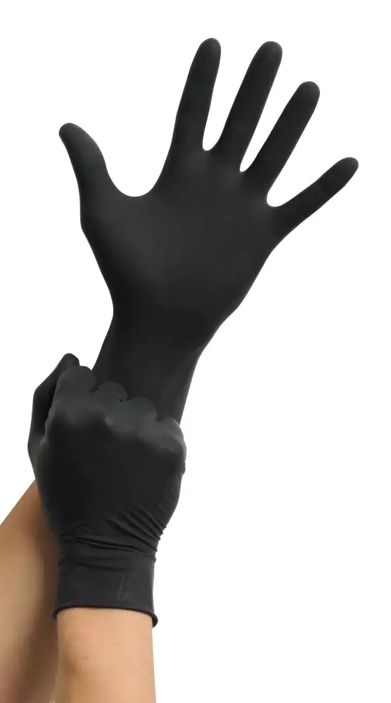 MaiMed Einmalhandschuhe Black Latex Größe S