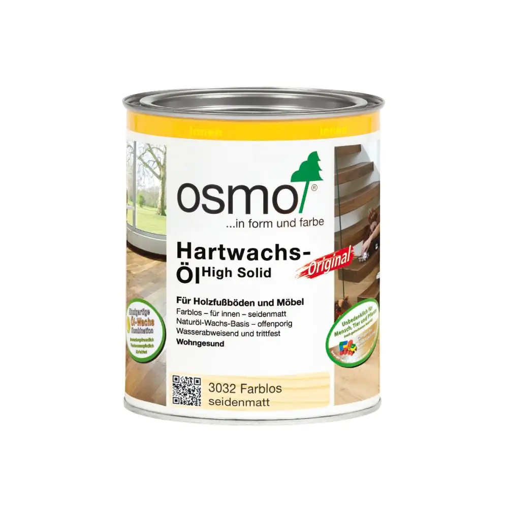 Osmo Hartwachs-Öl Original 750 ml farblos seidenmatt