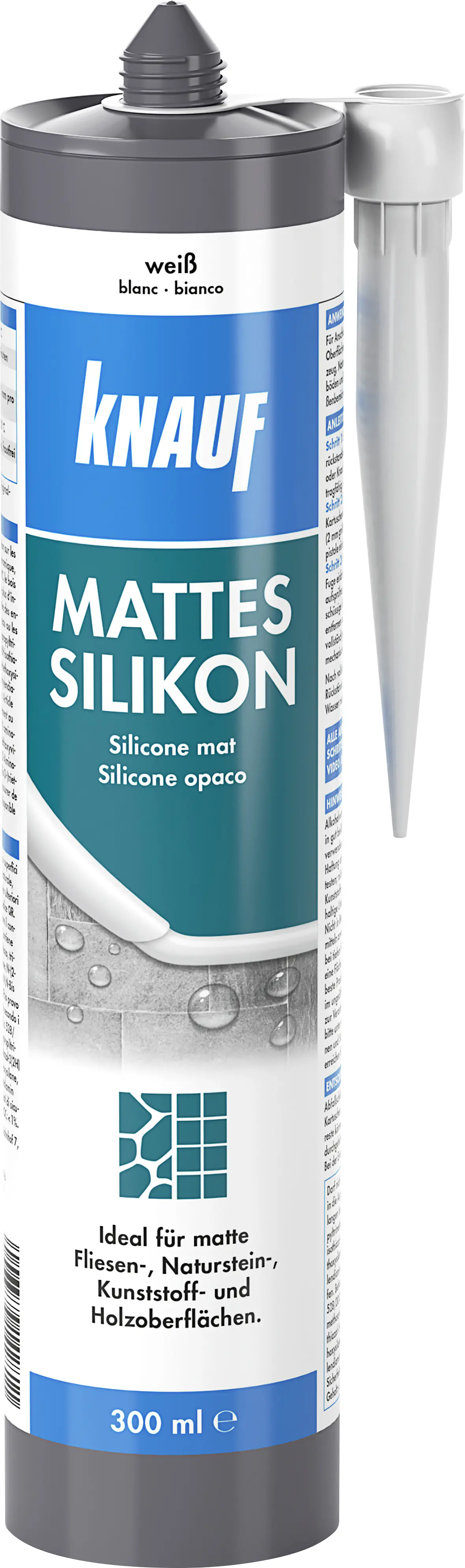 Knauf Mattes Silikon weiß 300 ml