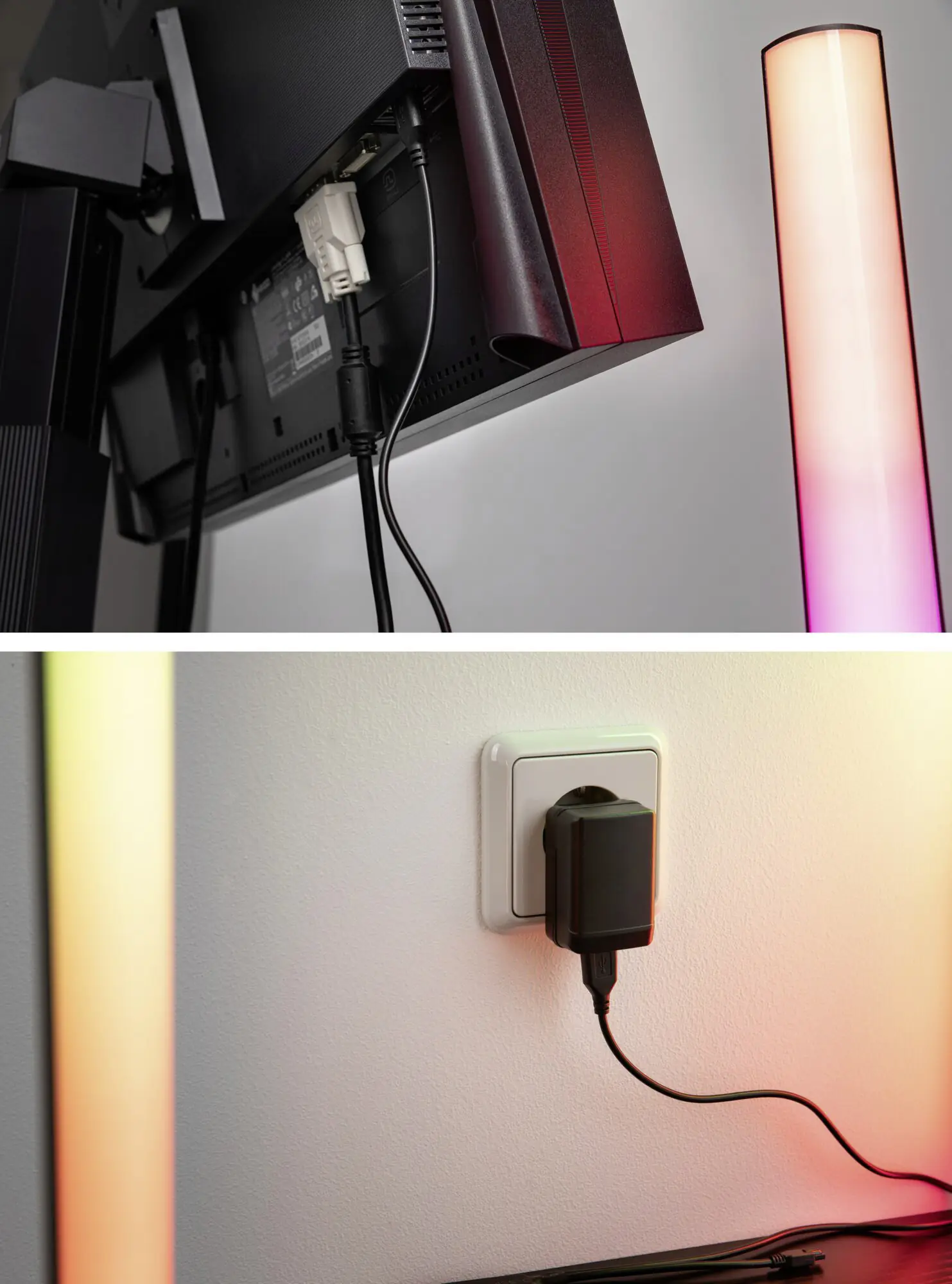 Paulmann Entertain LED Lightbar Dynamic RGB 30,5cm 2er Set dimmbar