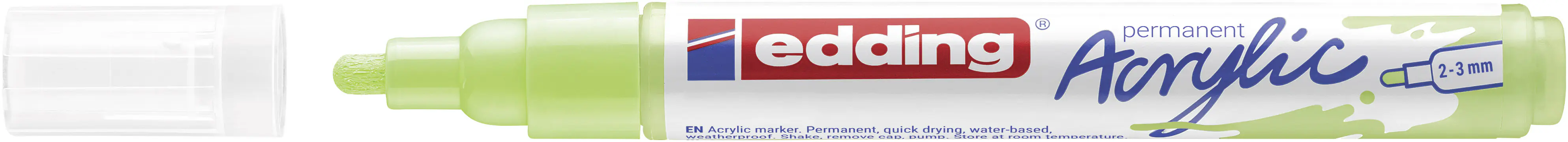 edding 5100 Acrylmarker medium pastellgrün 2 - 3 mm