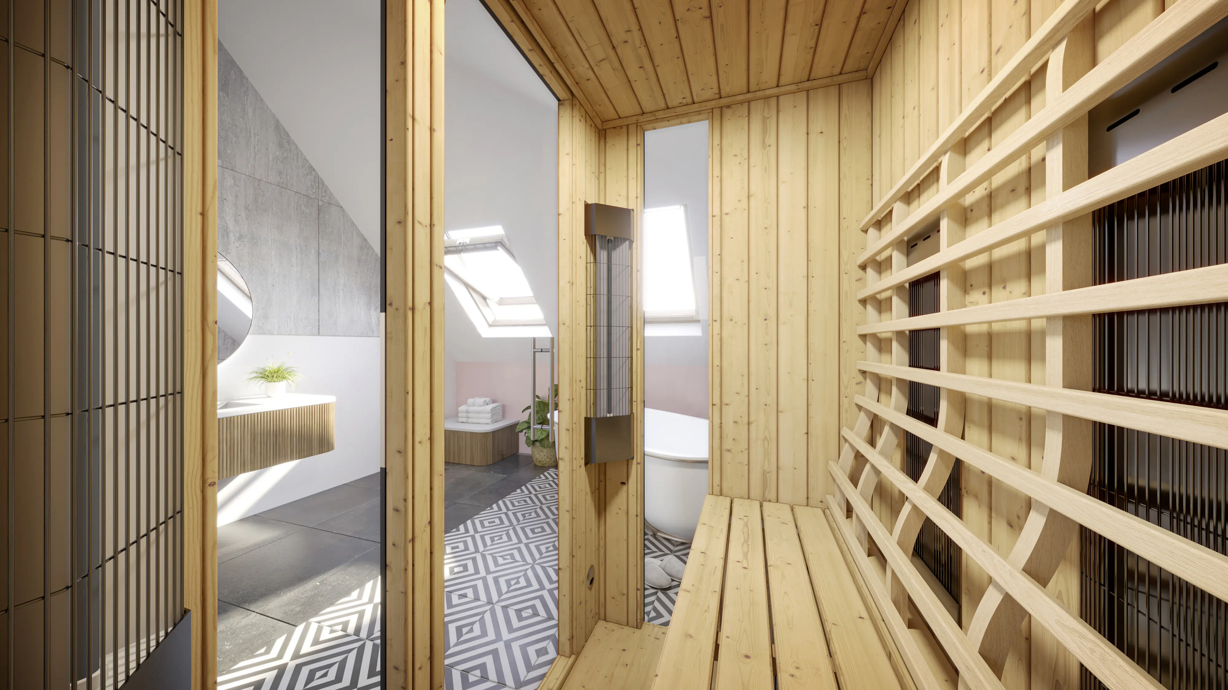 Weka Infrarotkabine MILA 2 2050 Watt