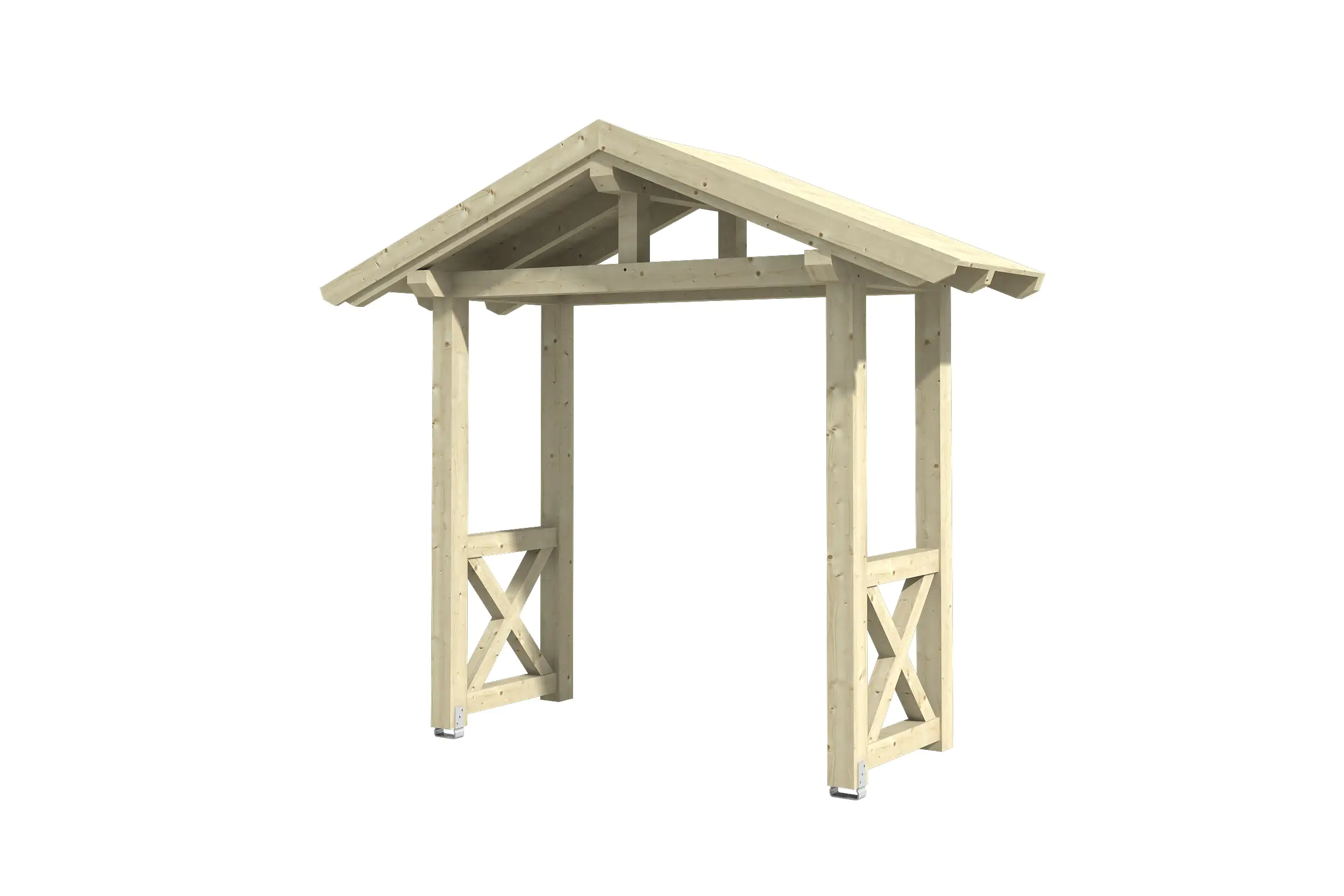 SKAN HOLZ Vordach Stralsund Typ 4 289 x 116 cm, natur