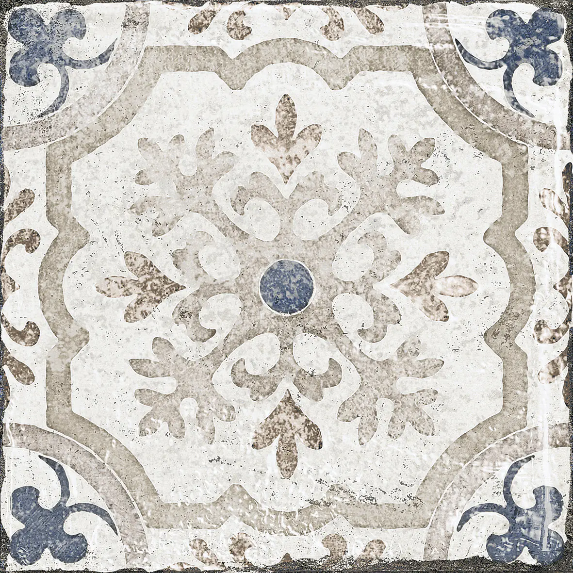 Bodenfliese Feinsteinzeug Marrakesh 20 x 20 cm blau-beige Bodenfliese Feinsteinzeug Marrakesh 20 x 20 cm blau-beige