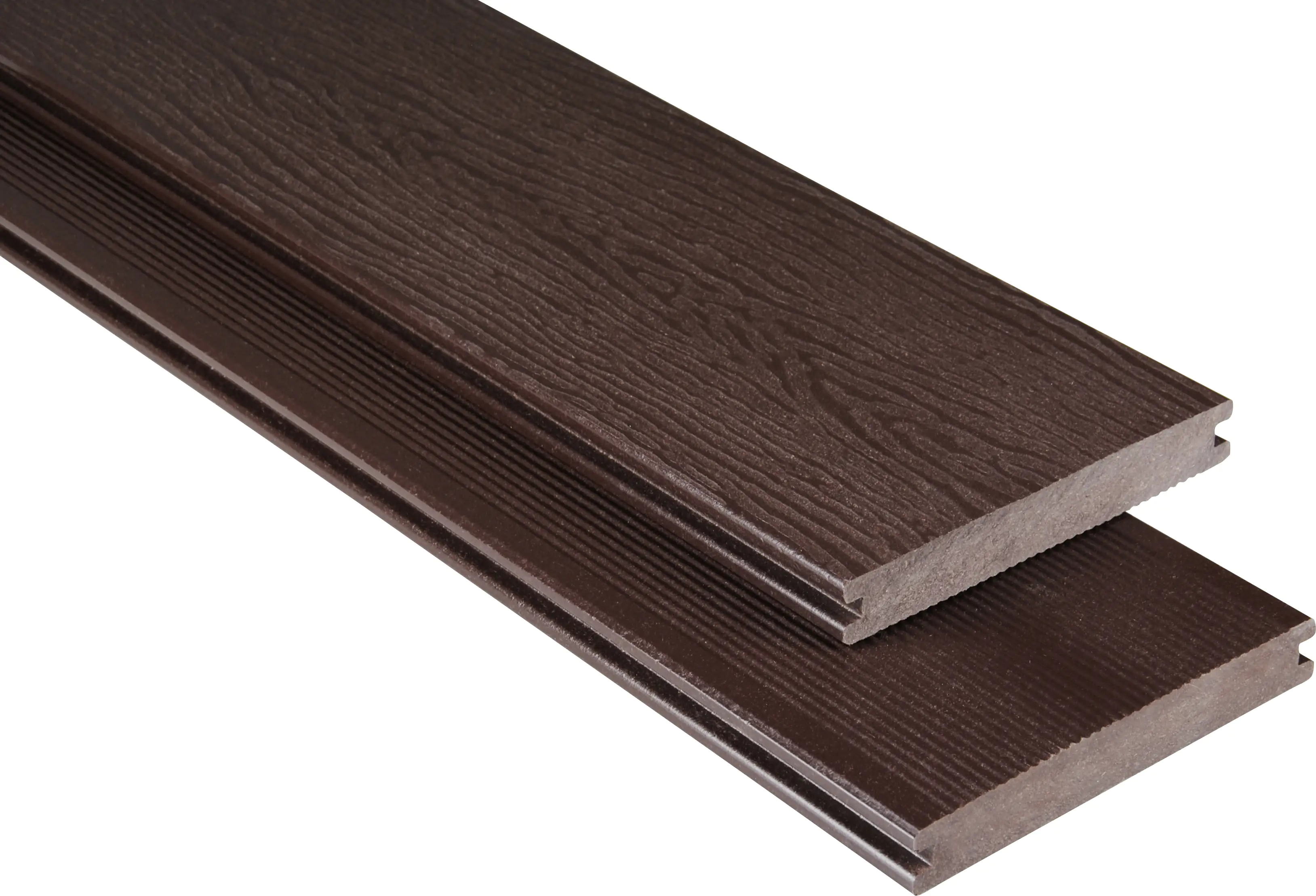 Kovalex Terrassendiele WPC 14,5 x 2,0 cm schoko mattiert Meterware Kovalex Terrassendiele WPC 14,5 x 2,0 cm schoko mattiert Meterware