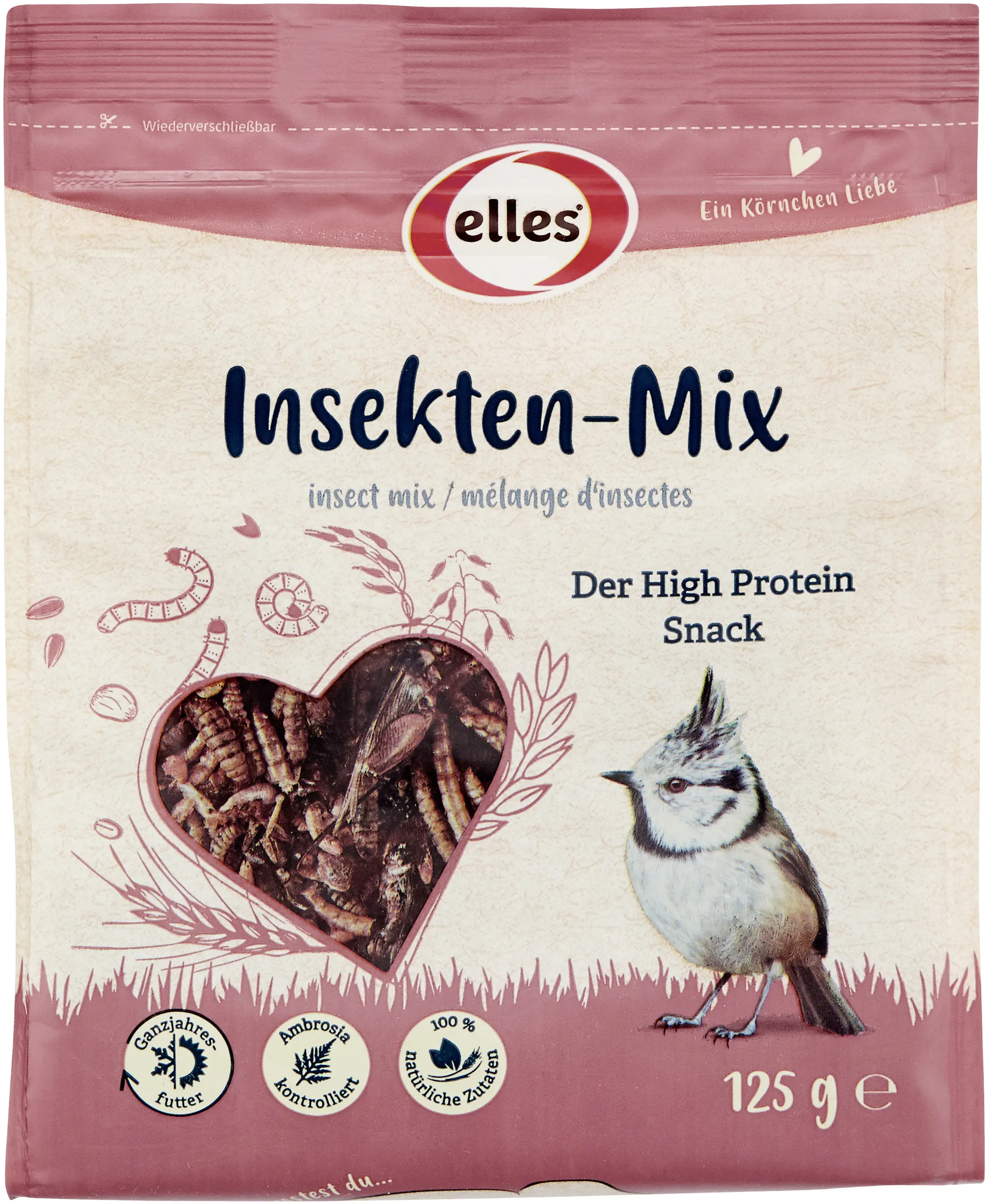 Elles Wildvogelfutter Insektenmix 125 g