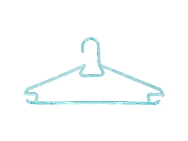 TrendLine Kleiderbügel mit Steg 5 Stück blau