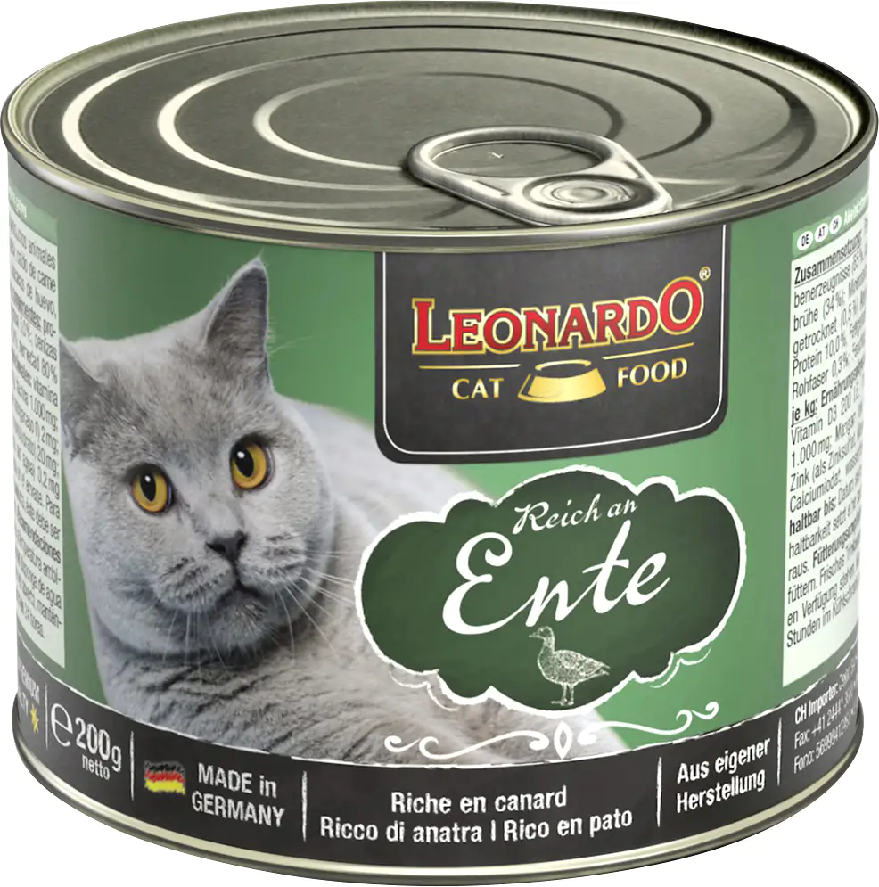 Leonardo Katzennassfutter Ente 200 g