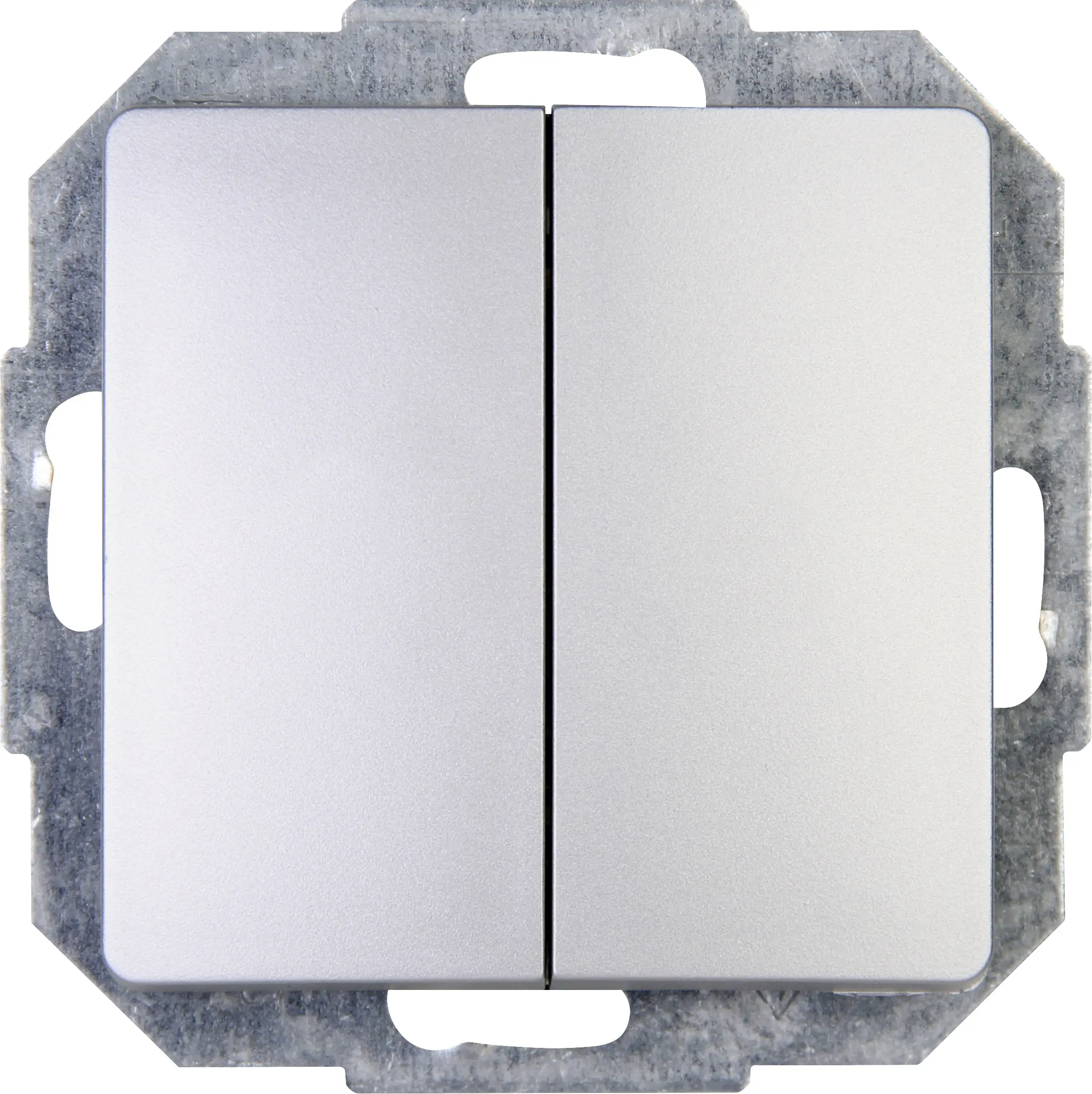 Kopp Serienschalter Paris silber, 650520088