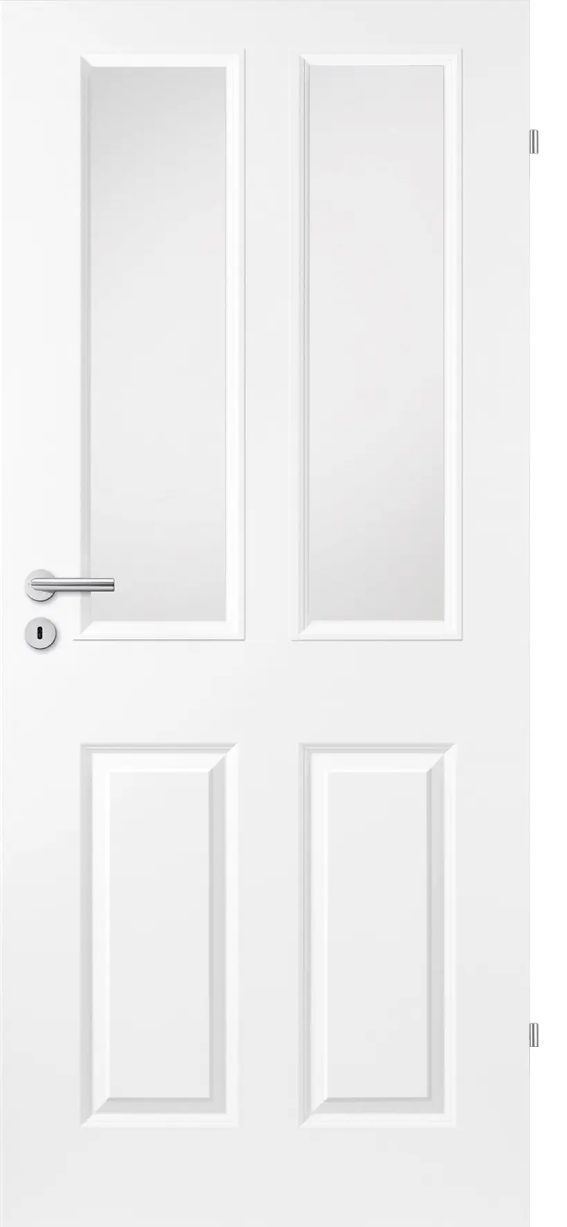 Borne Türblatt Klassik Weißlack mit Lichtausschnitt GD Röhrenspan