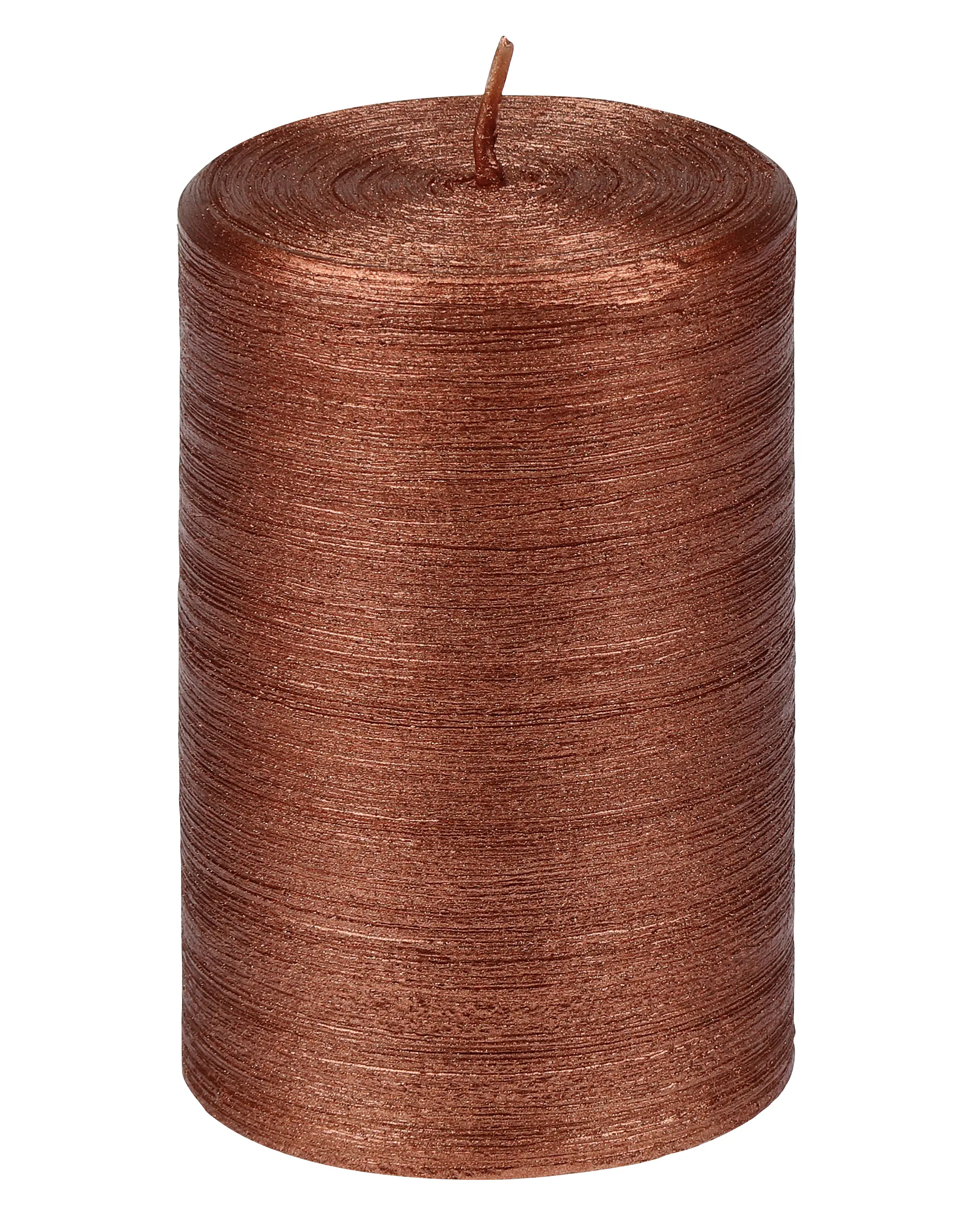 Steinhart Stumpenkerze Glory Ø 6,8 x 10 cm braun      