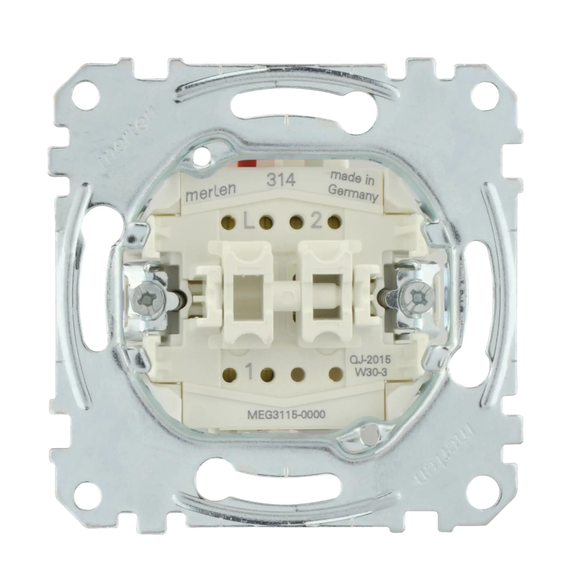 Merten Serienschaltereinsatz für 2 Wippen, MEG3115-0000 Merten Serienschaltereinsatz für 2 Wippen, MEG3115-0000