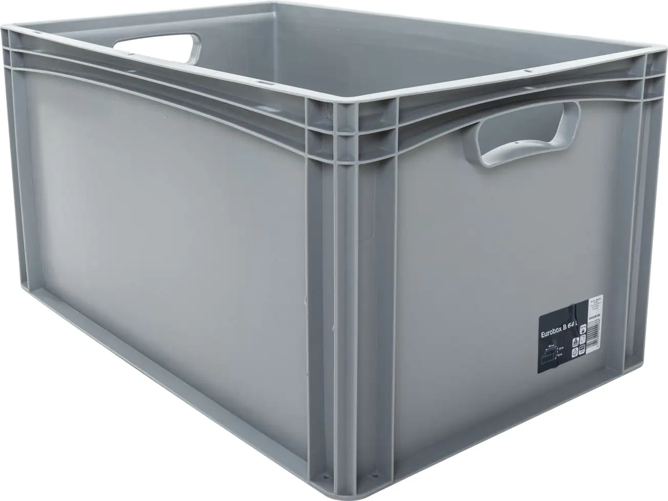 Eurobox 60 x 40 x 32 cm 64,5 l grau Eurobox 60 x 40 x 32 cm 64,5 l grau