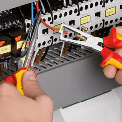 Knipex Abisolierzange 160 mm VDE verchromt Mehrkomponenten-Hülle