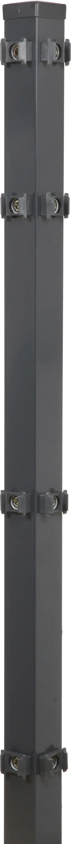 Floraworld Zauneckpfosten Comfort 260 x 6 x 6 cm anthrazit