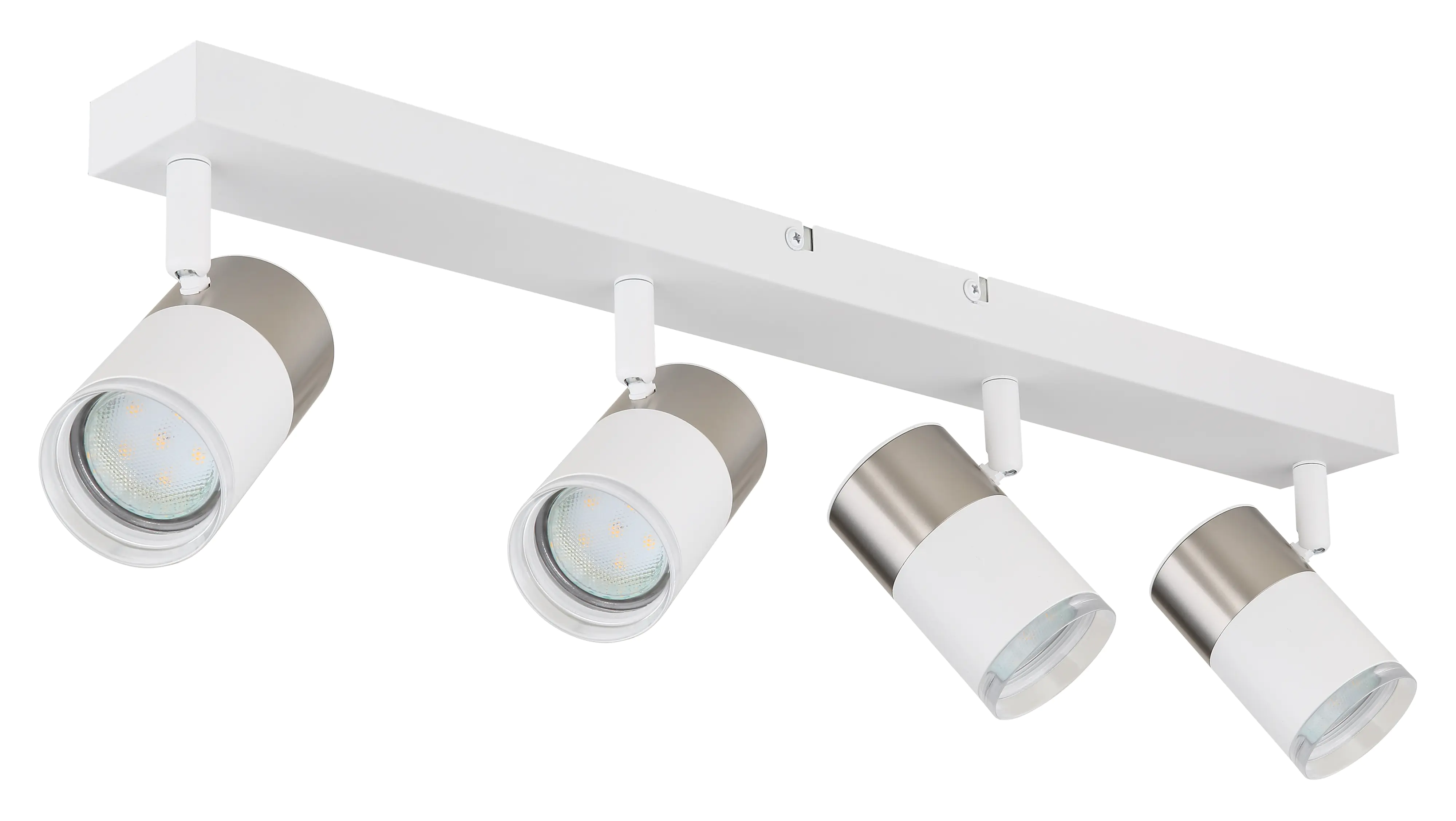Globo 4er Spot Brisbon weiß matt 56 x 56 x 12 cm GU10 Globo 4er Spot Brisbon weiß matt 56 x 56 x 12 cm GU10