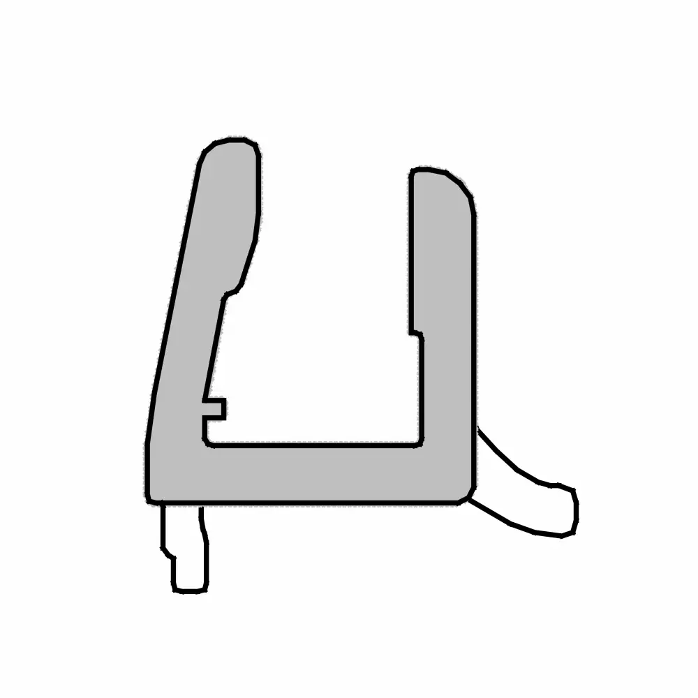 Schulte Duschdichtung Glasstärke: 5 mm Länge: 120 cm