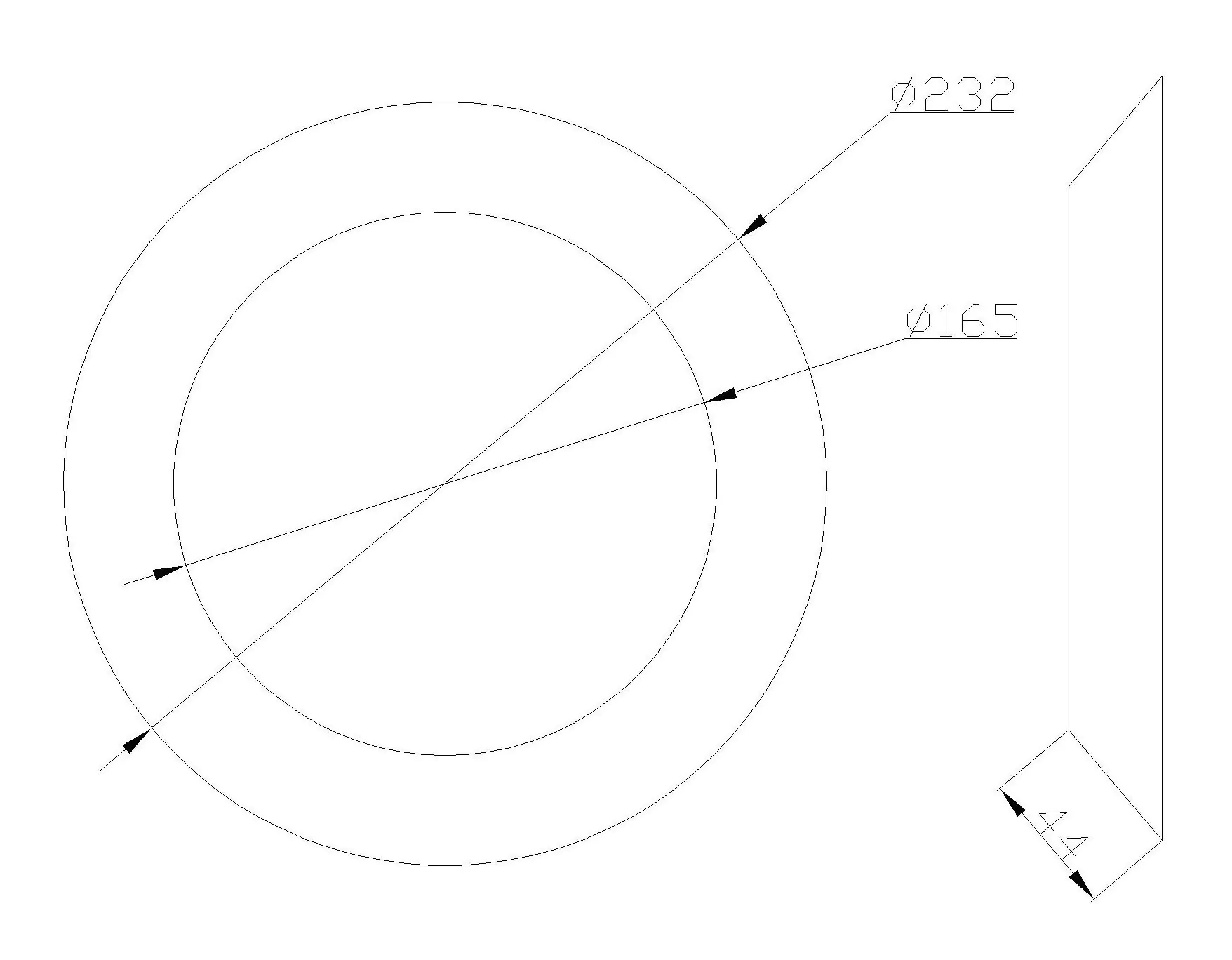 FireFix Mauerrosette Ø 140-165 mm verstellbar, schwarz