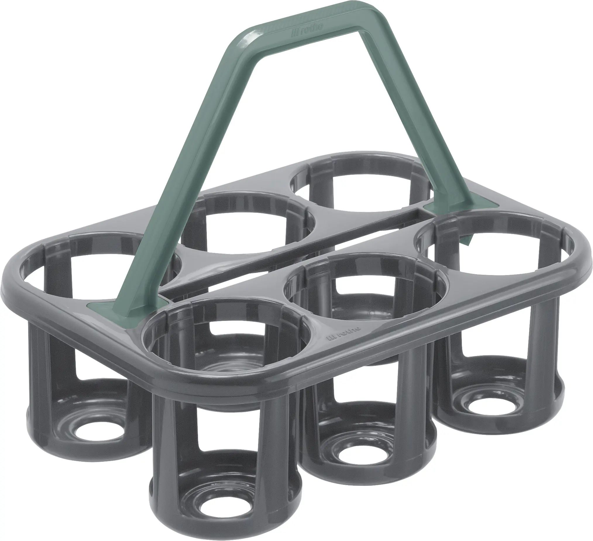 Rotho Flaschenträger Basic für 6 Flaschen 35 x 26 x 27 cm (L x B x H)