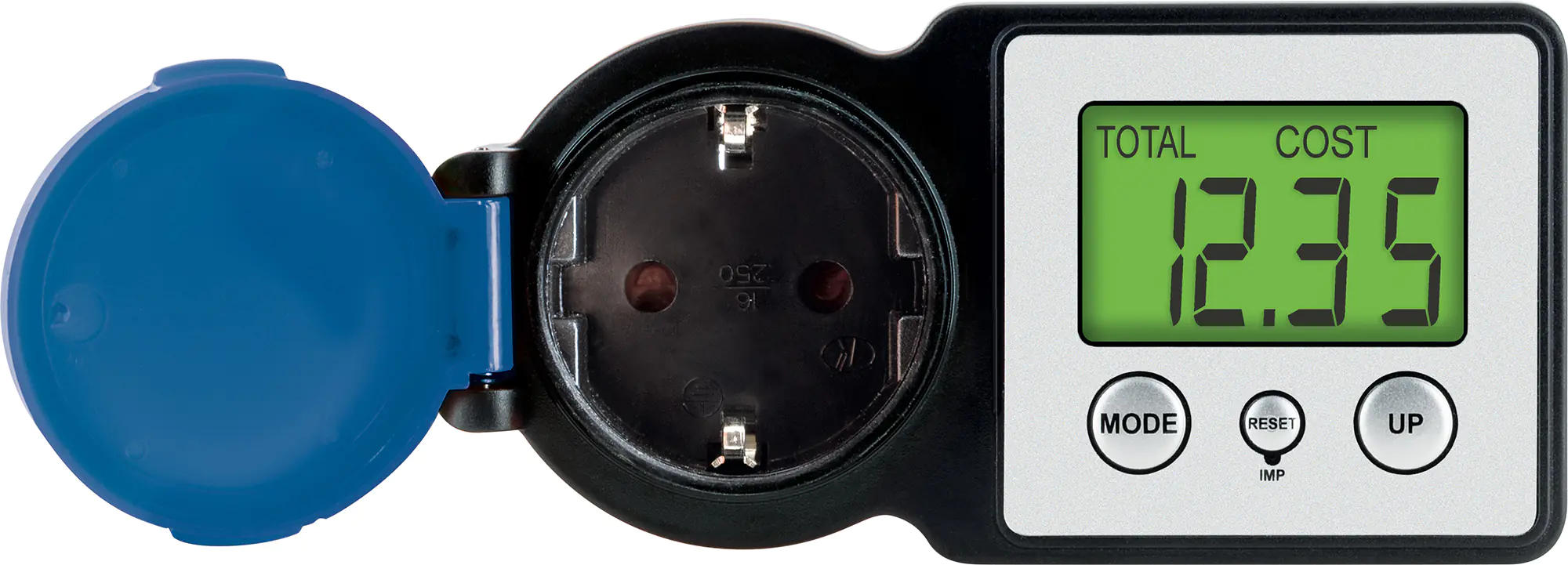 Schwaiger Energiekosten Messgerät STEM1044 Display beleuchtet, IP44