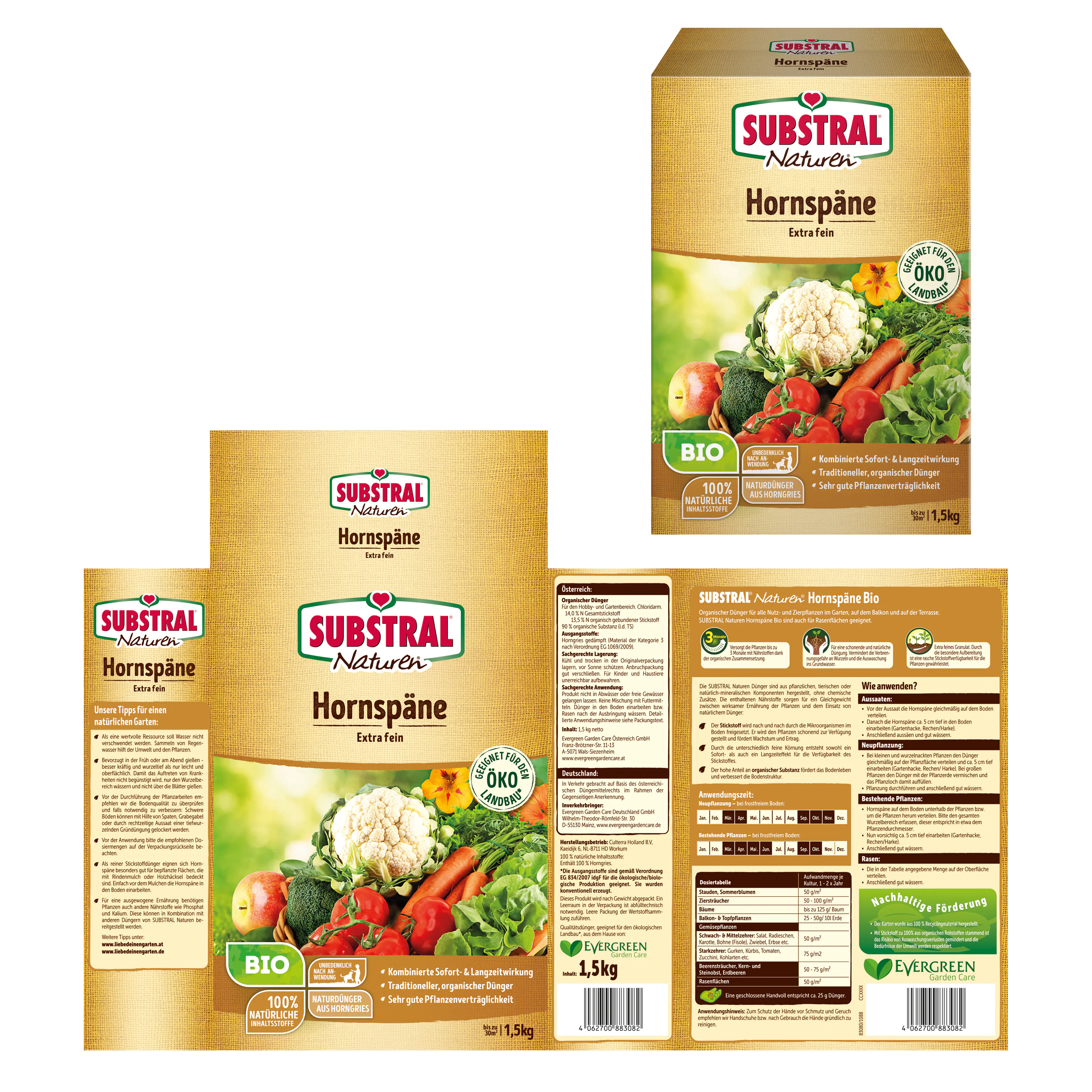 Naturen Bio Hornspäne 1,5 kg Naturen Bio Hornspäne 1,5 kg