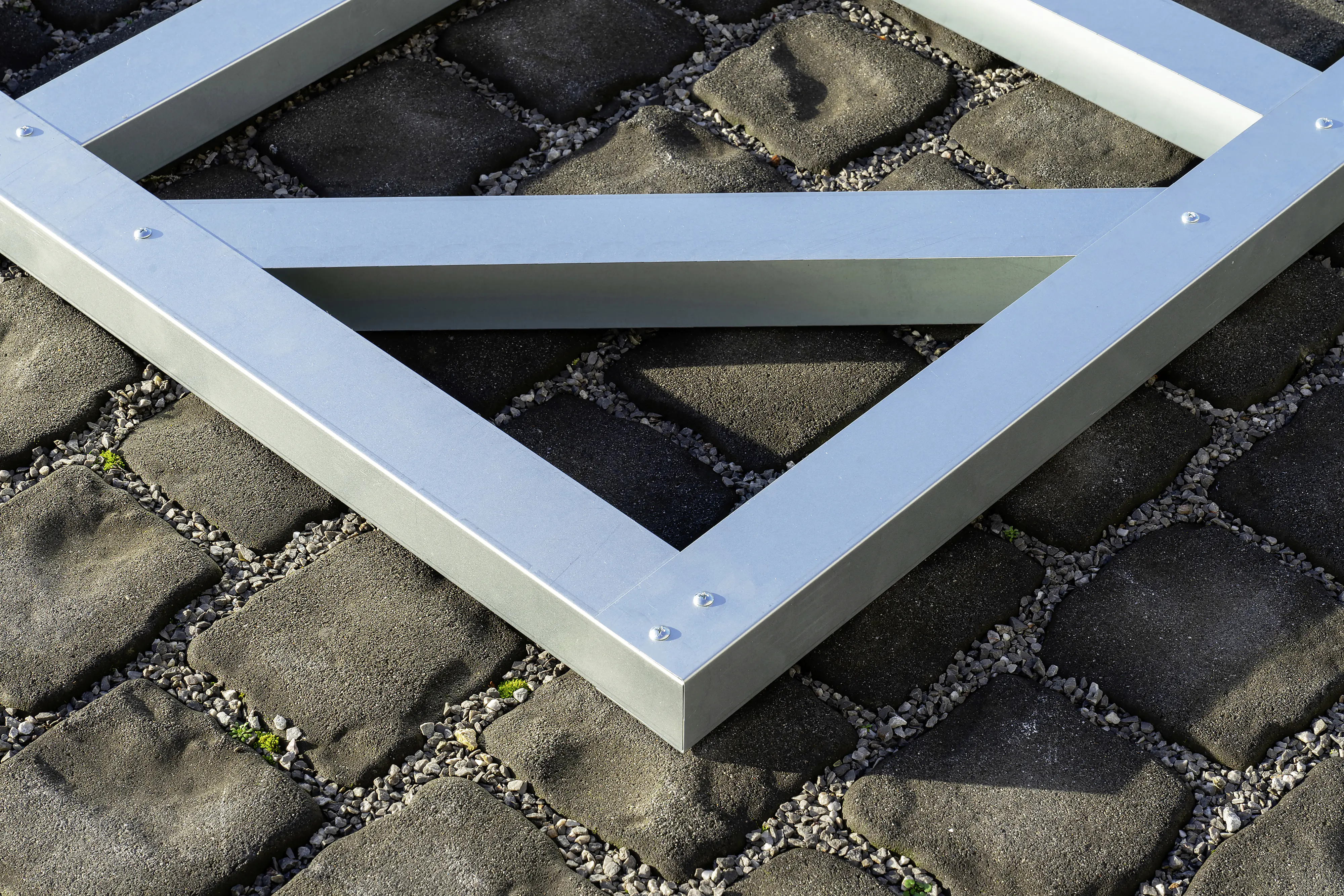 Globel Fundamentbodenrahmen 10 x 10 zu Gerätehaus Dream 1010