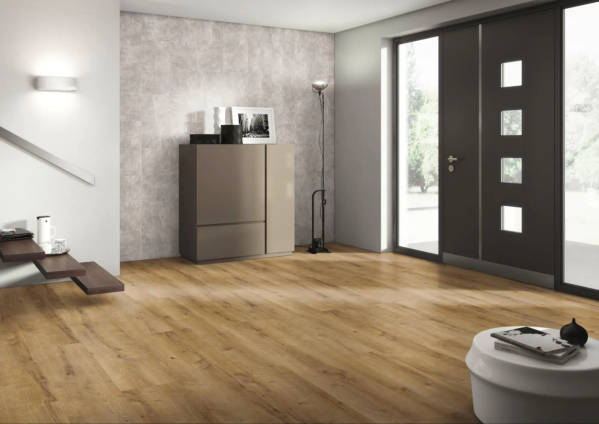 Classen Laminat Megaloc Aquaprotect XL 128,5 x 28 cm 8 mm Eiche natur hell