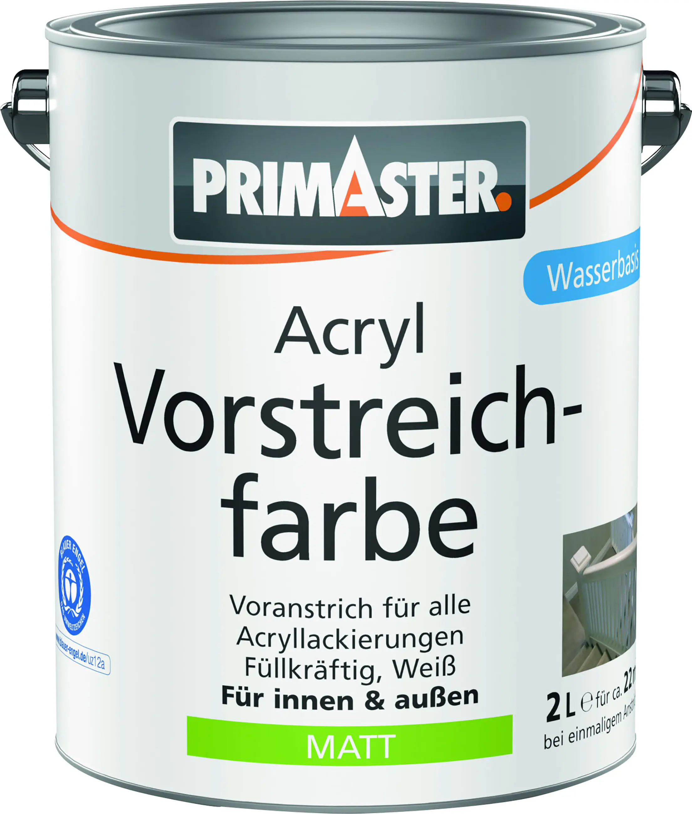 Primaster Acryl Vorstreichfarbe 2 L weiß