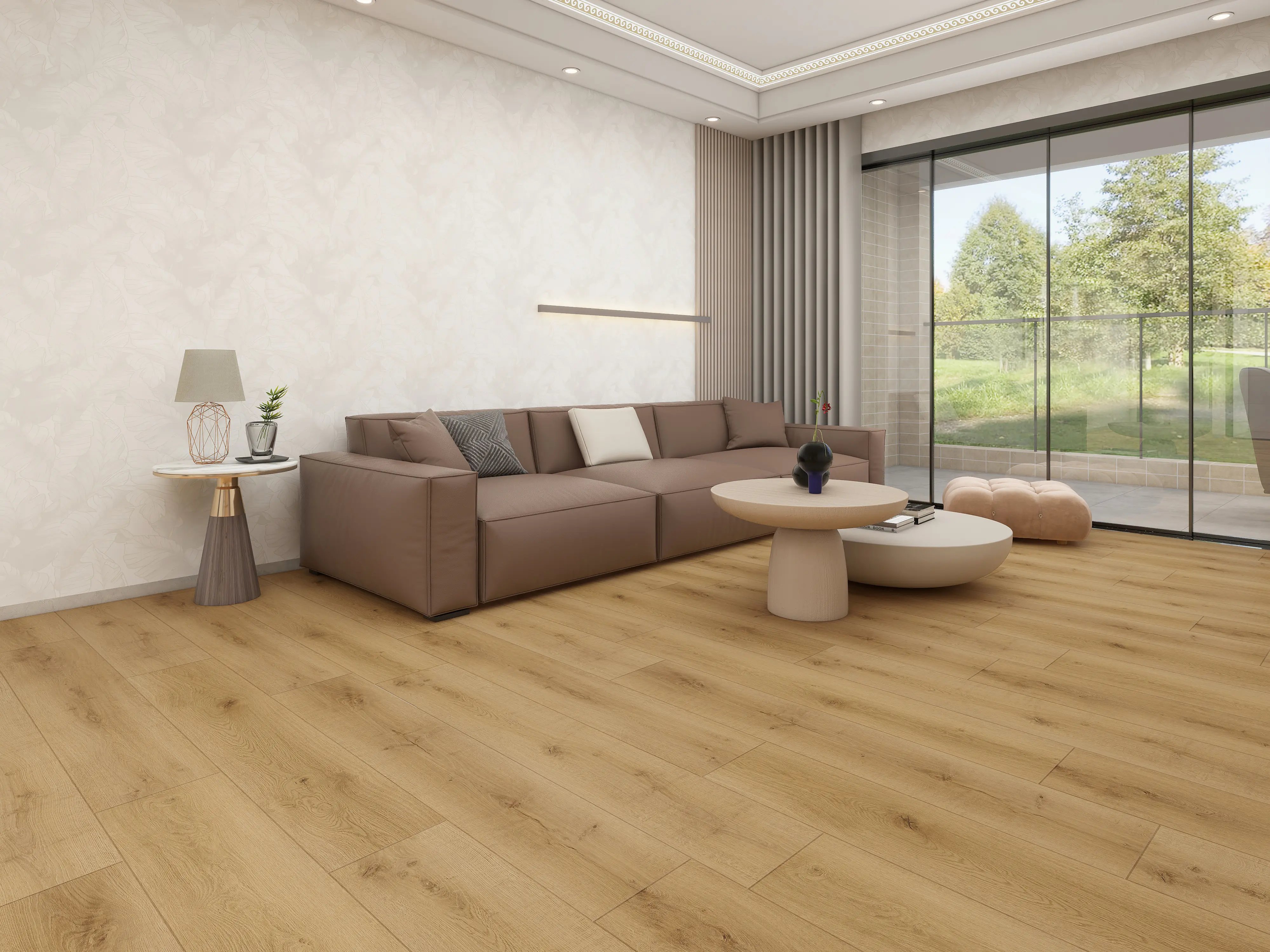 Decoflooring Vinylboden mit Trittschalldämmung Eiche Nova Infinity