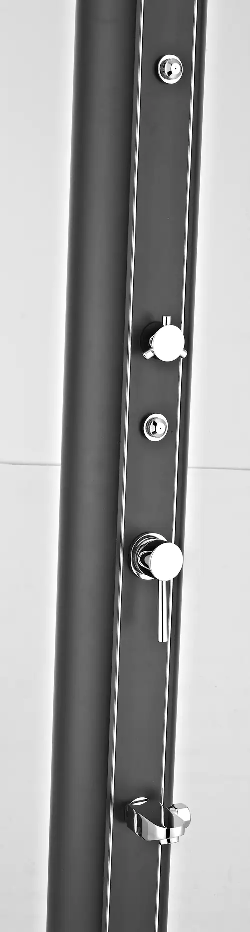 Gre Solardusche 32 Liter schwarz mit Fuß-Wasserhahn