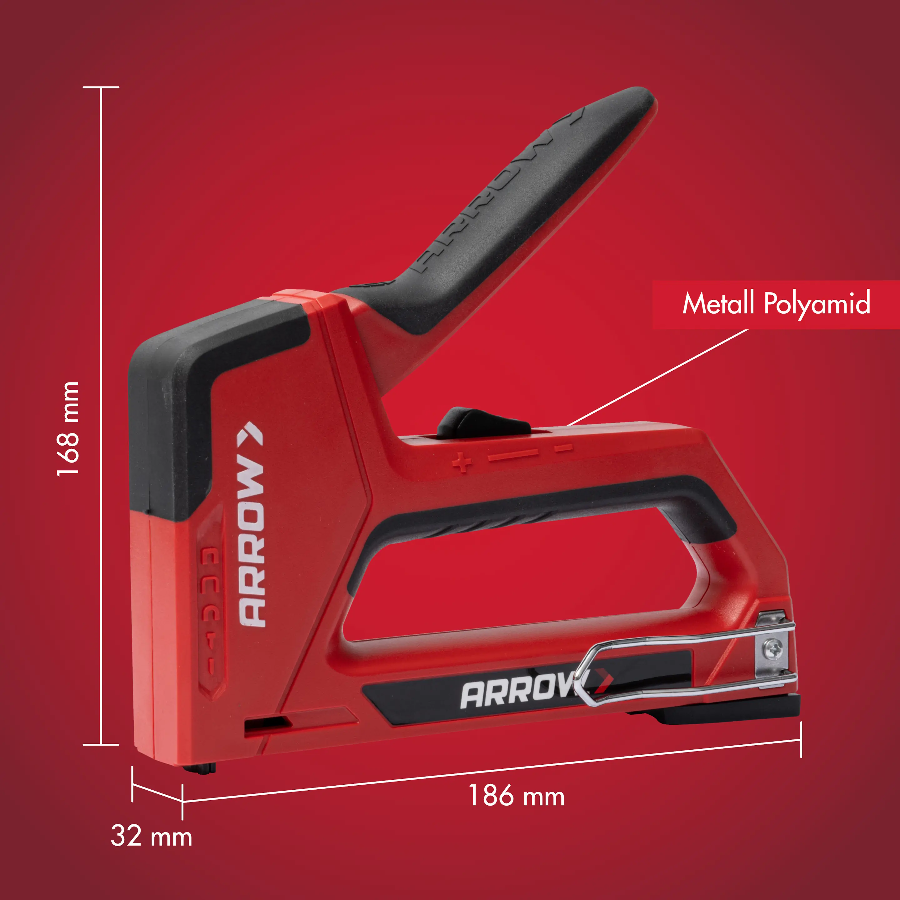Arrow Handtacker T501 5-in-1 kompatibel mit Tacker/Kabelklammern & Nägel