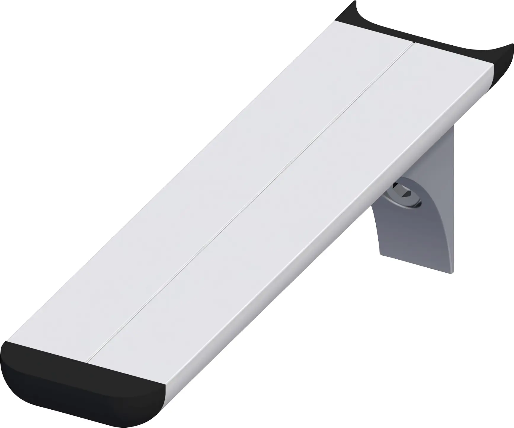 coaxis®-Regalträger 67 mm 67 x 51 mm Aluminium eloxiert silber