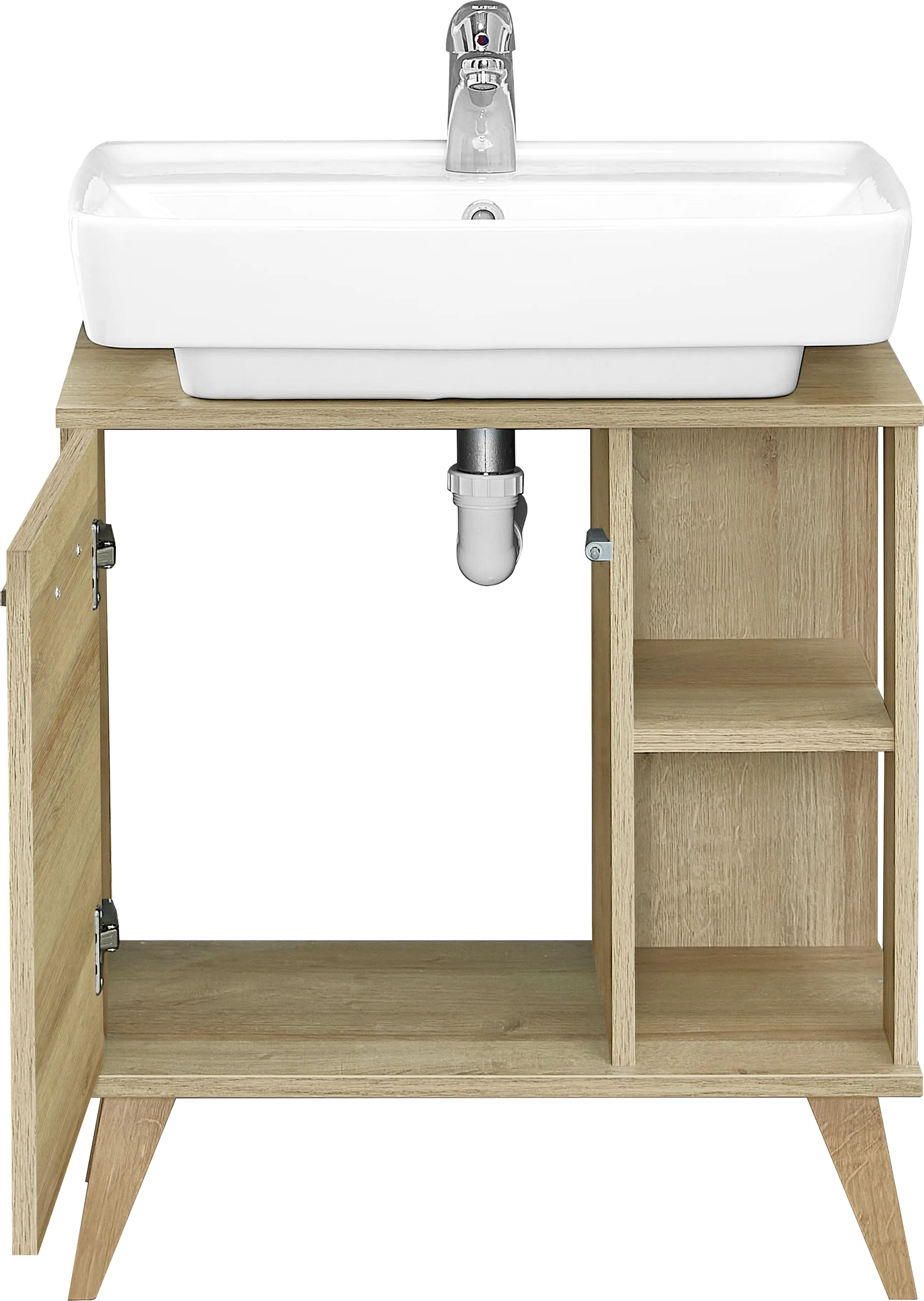 Pelipal Waschbeckenunterschrank Quickset 963 mit Ablagefächer stehend