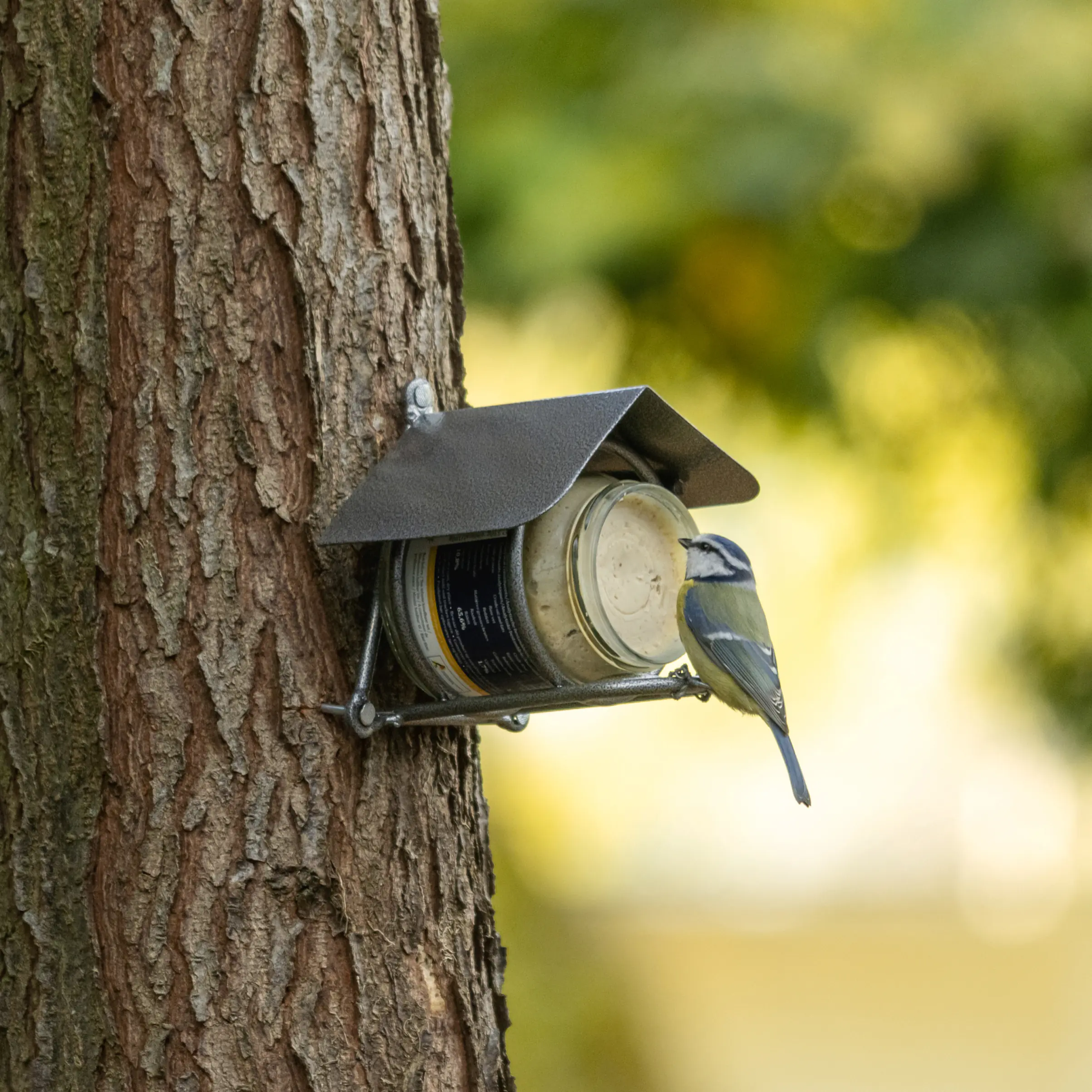 Erdnussbutterglas-Halter Wicklow grau 13,5 x 12,5 x 13 cm
