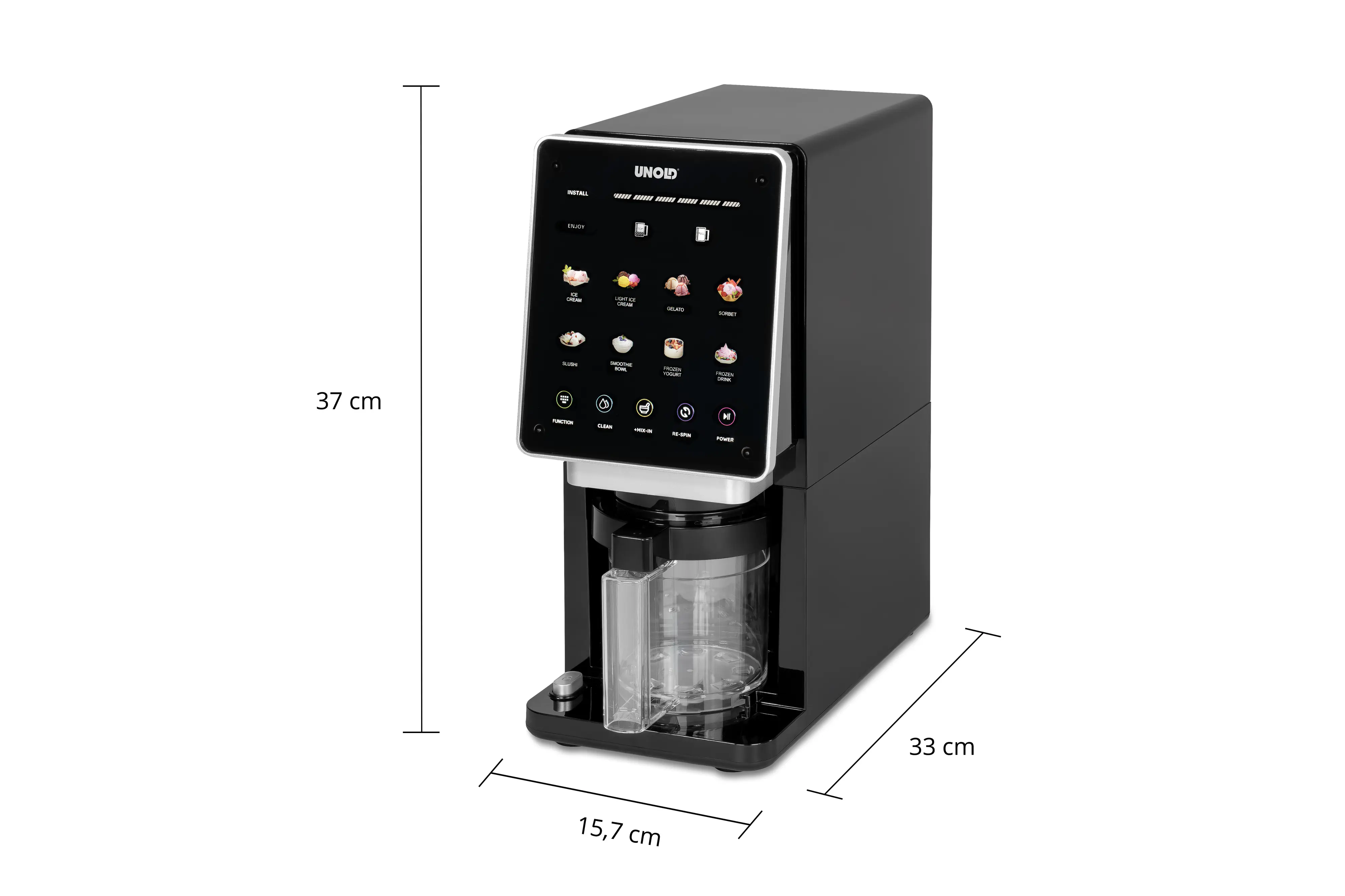 Unold Eismaschine Cream Dream 48805 0,5 l 800 W schwarz