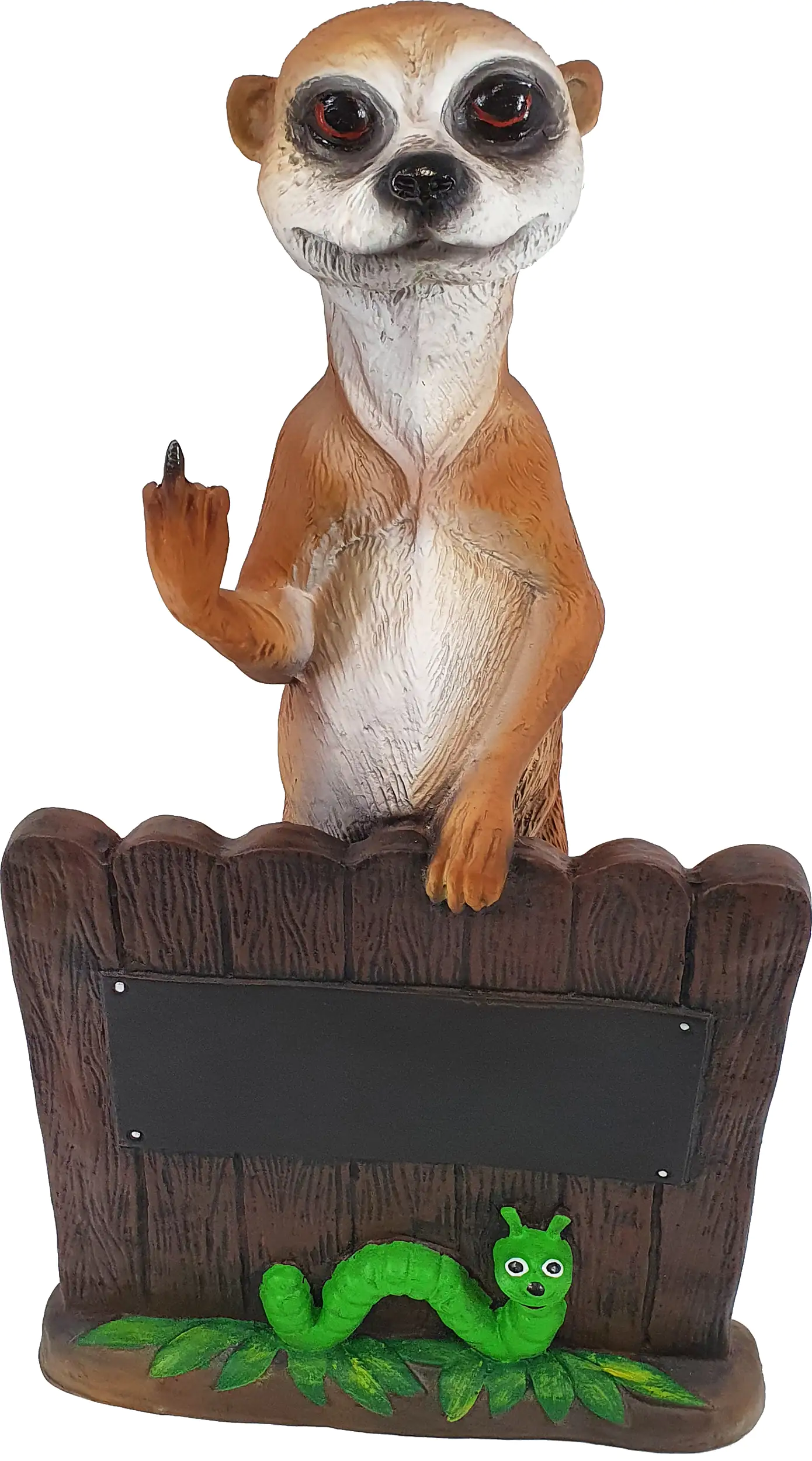 4250486117877 Dekofigur Erdmännchen Mittelfinger 60 x 31 x 17 cm