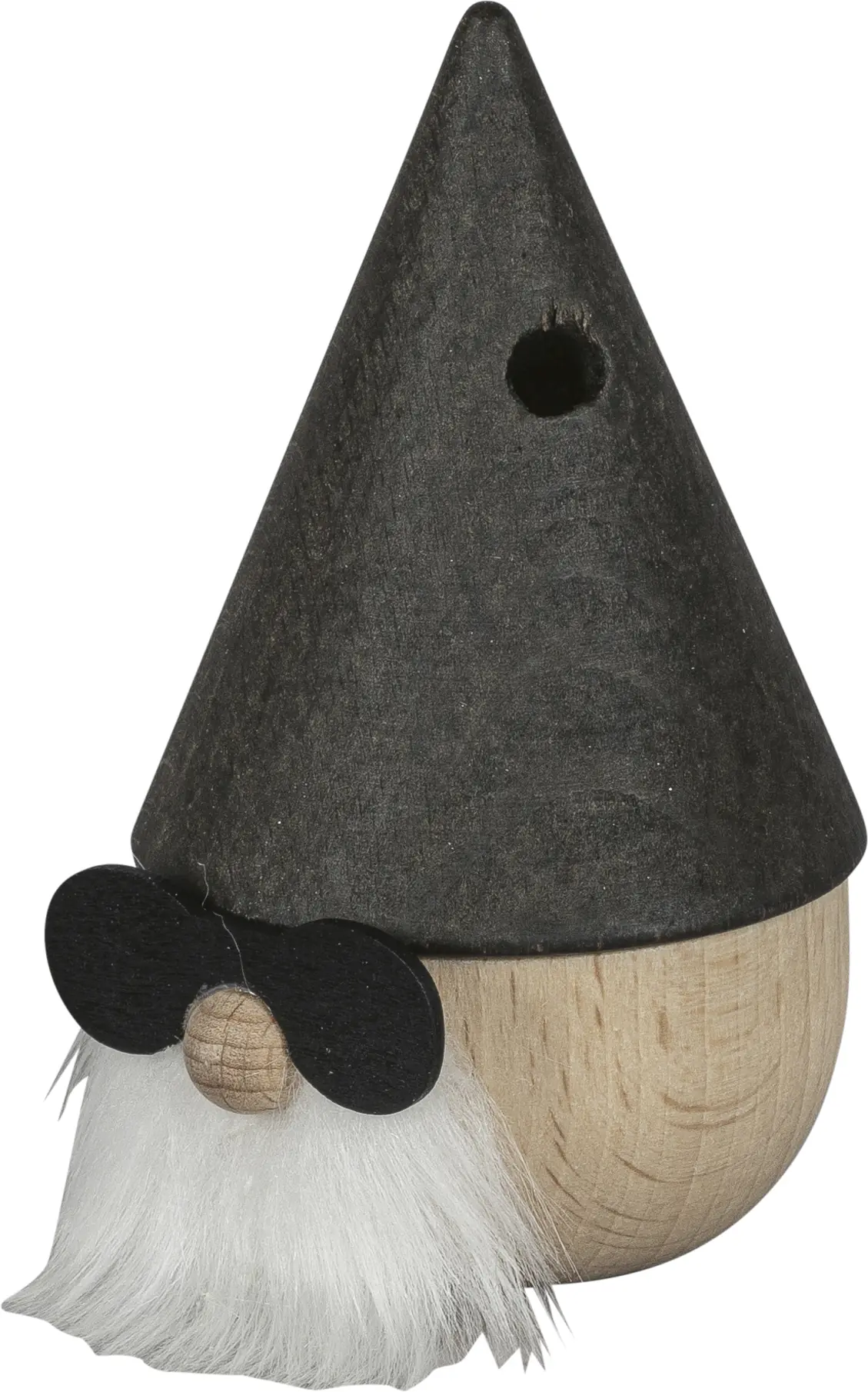 Räucherzwerg Deko Holz Rocker inkl. 5 Räucherkerzen 10 cm