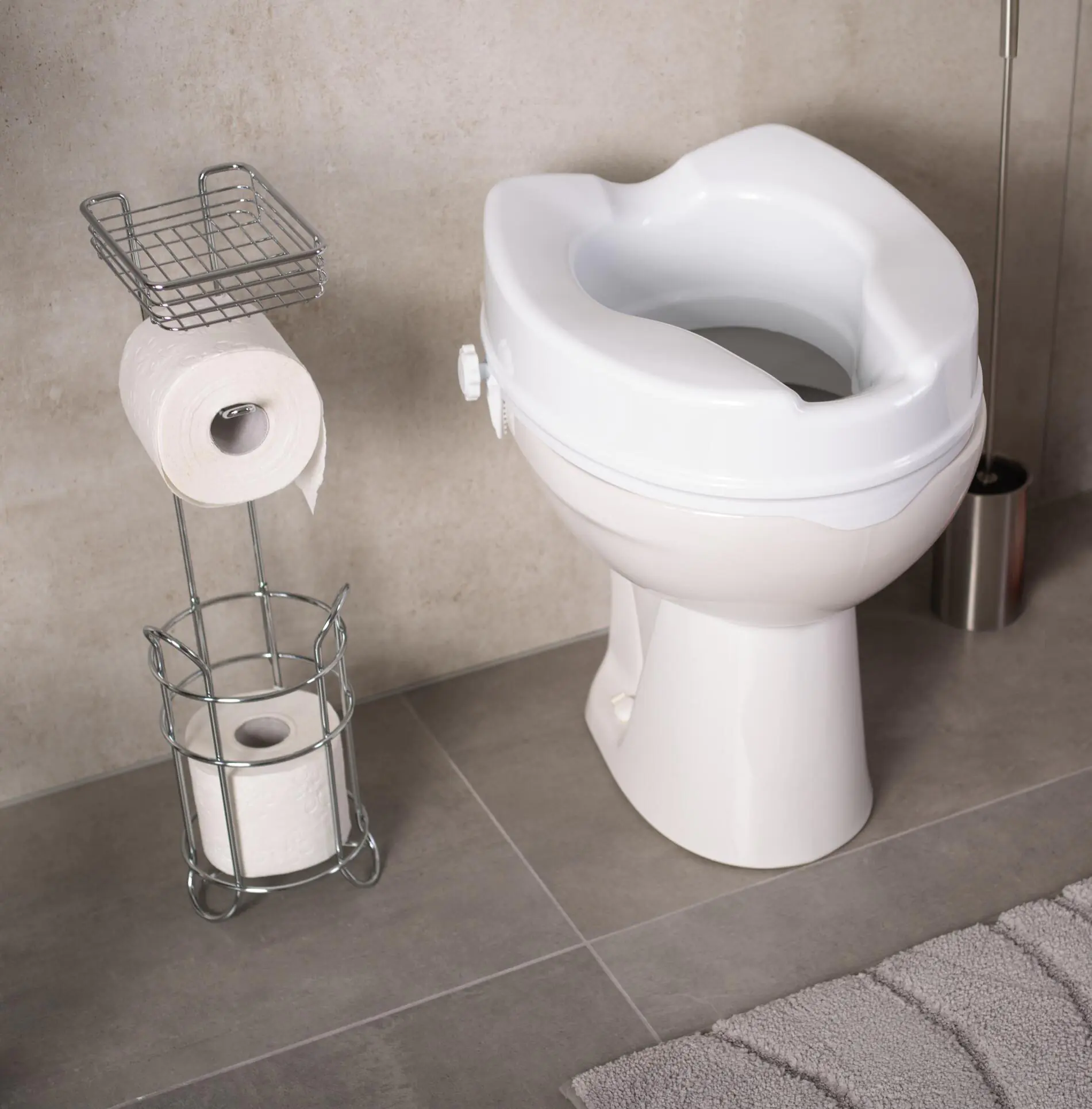 Ridder WC-Sitzerhöhung Sam ca. 10 cm, weiß, ohne Deckel, PP Ridder WC-Sitzerhöhung Sam ca. 10 cm, weiß, ohne Deckel, PP