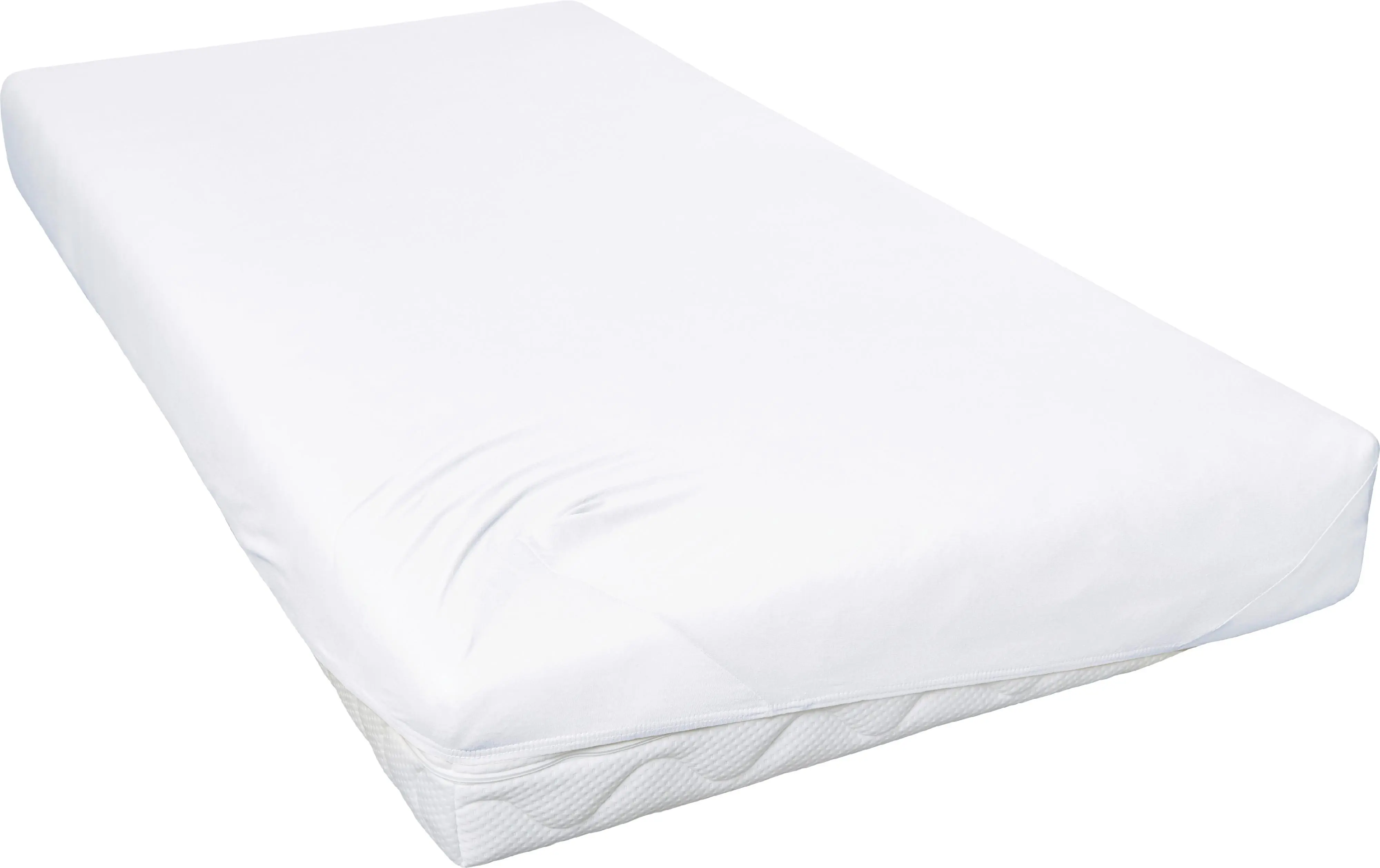 Jersey Spannbettlaken 100 x 200 cm weiß