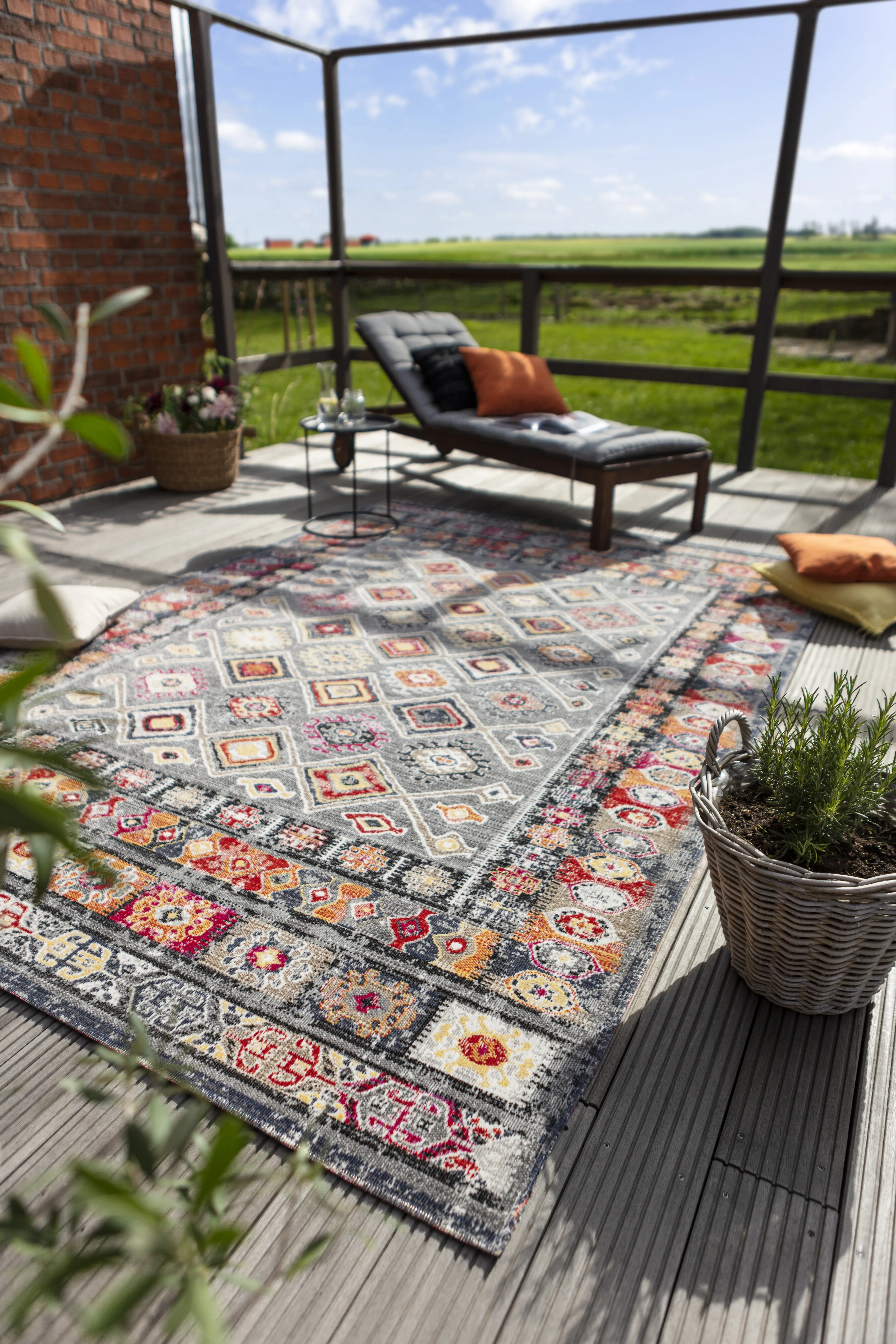 Andiamo In- und Outdoorteppich Bonnie multicolor hell, 160 x 230 cm