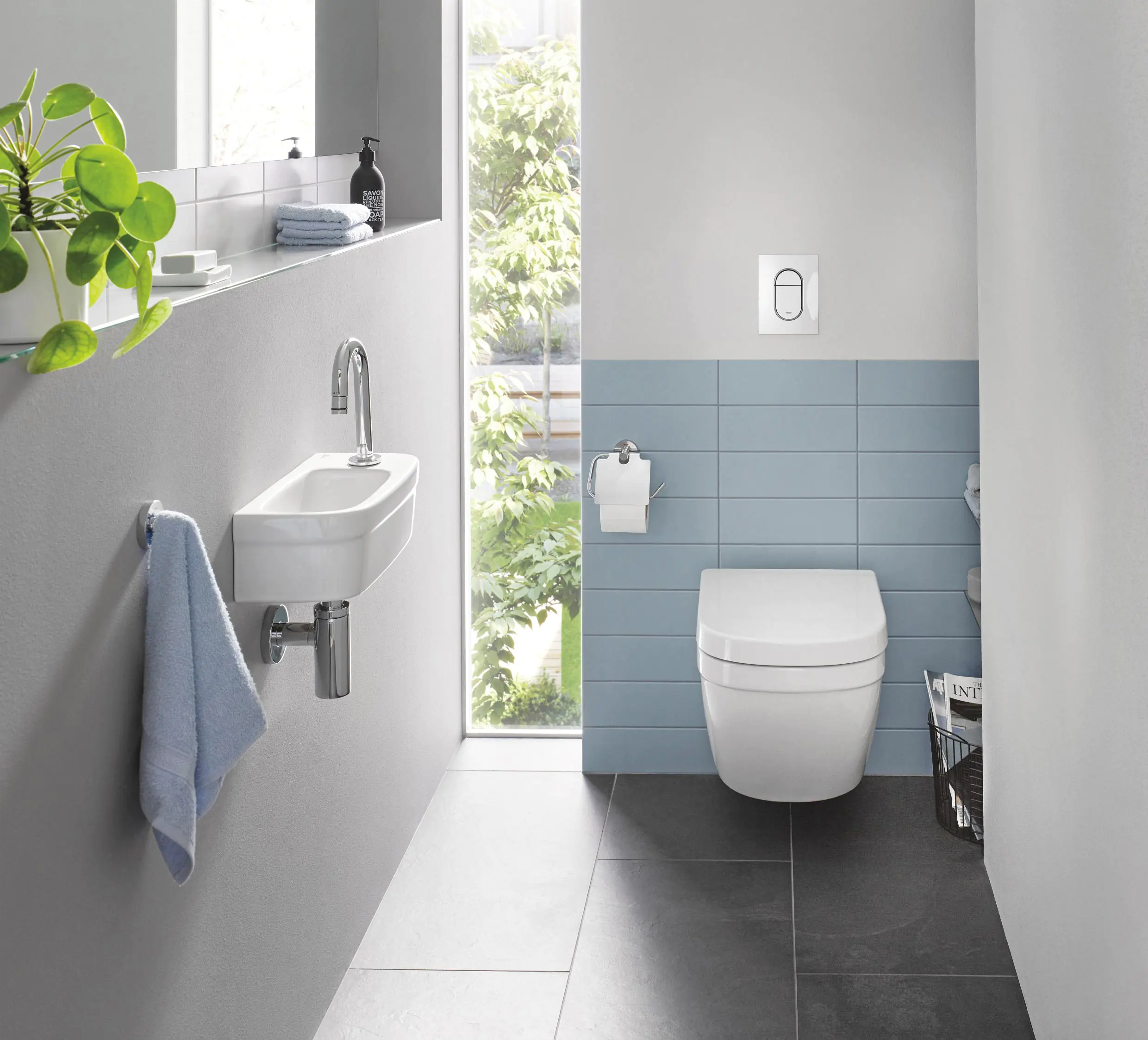 Grohe Wand WC spülrandlos Keramik Euro compact Tiefspüler weiß 