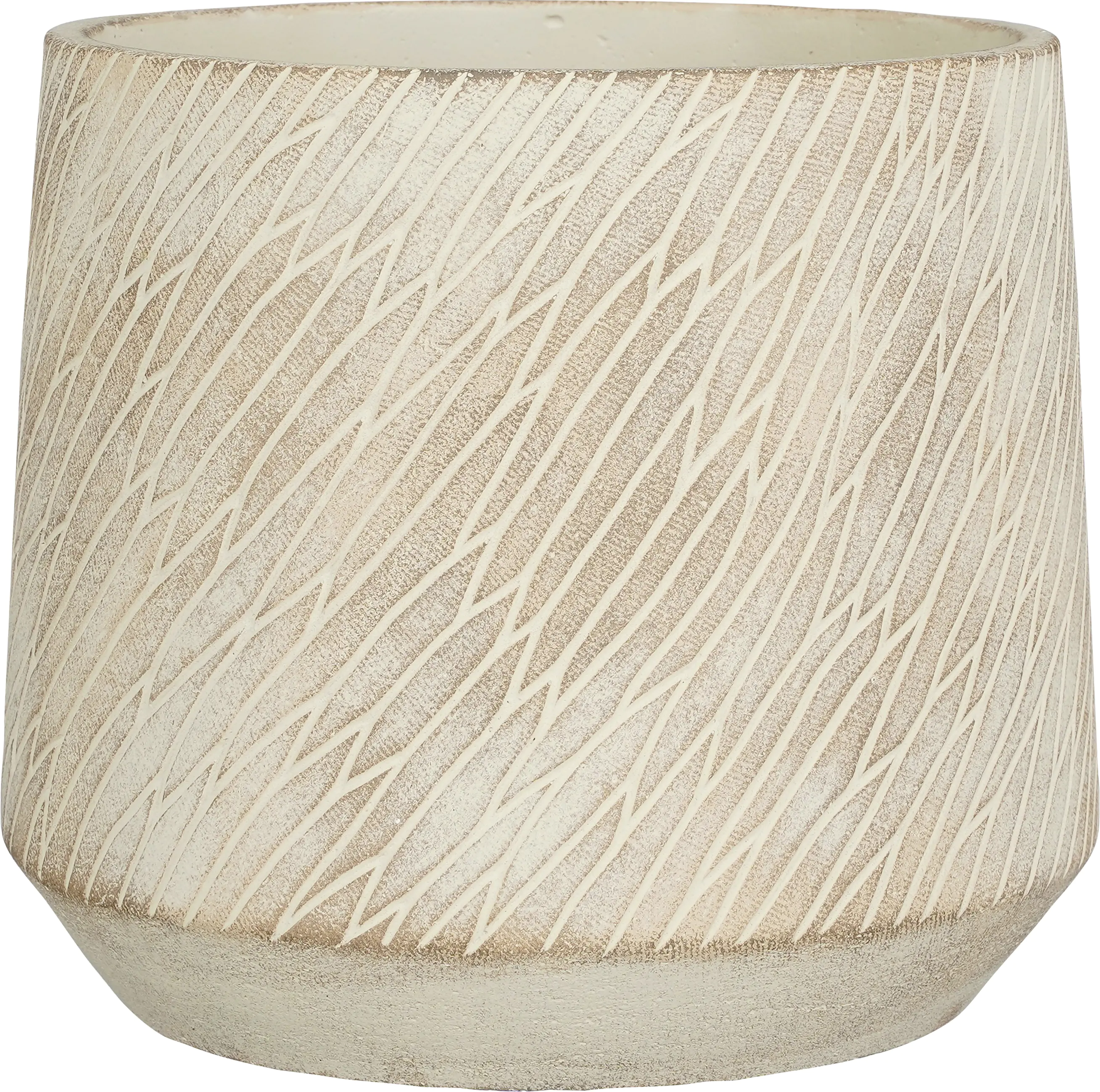 Mica Übertopf Camino  Ø 23,5 x 20,5 cm taupe