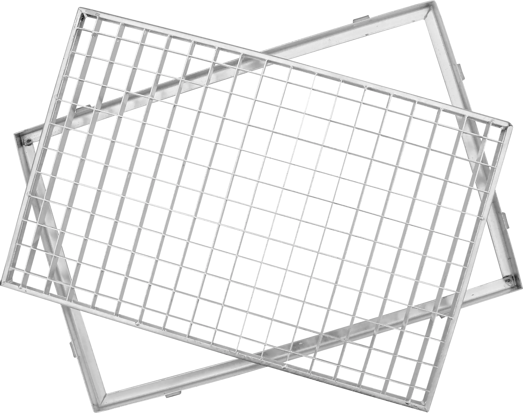 ACO Gitterrost mit Zarge Stahl, verzinkt, 60 x 40 cm