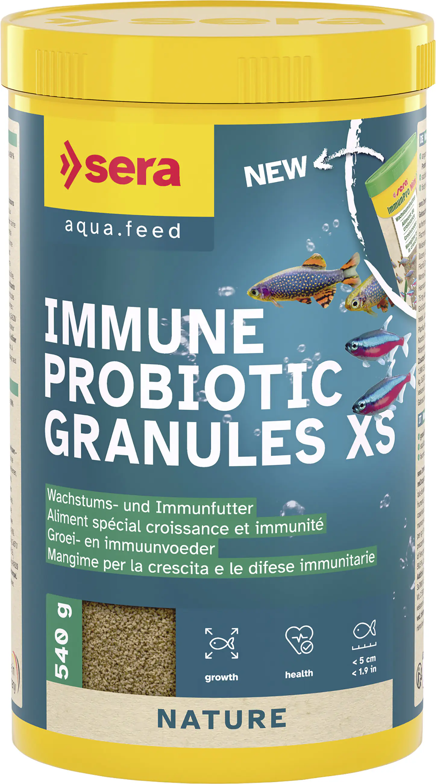 Sera Fischfutter Immune Probiotic Granules XS 1 L