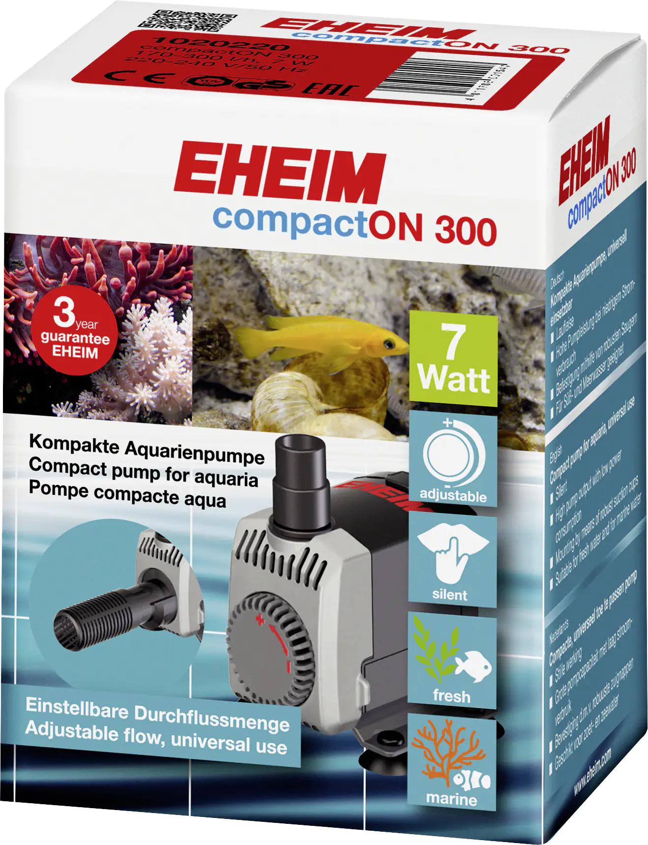 Eheim Aquarienpumpe compactON 300