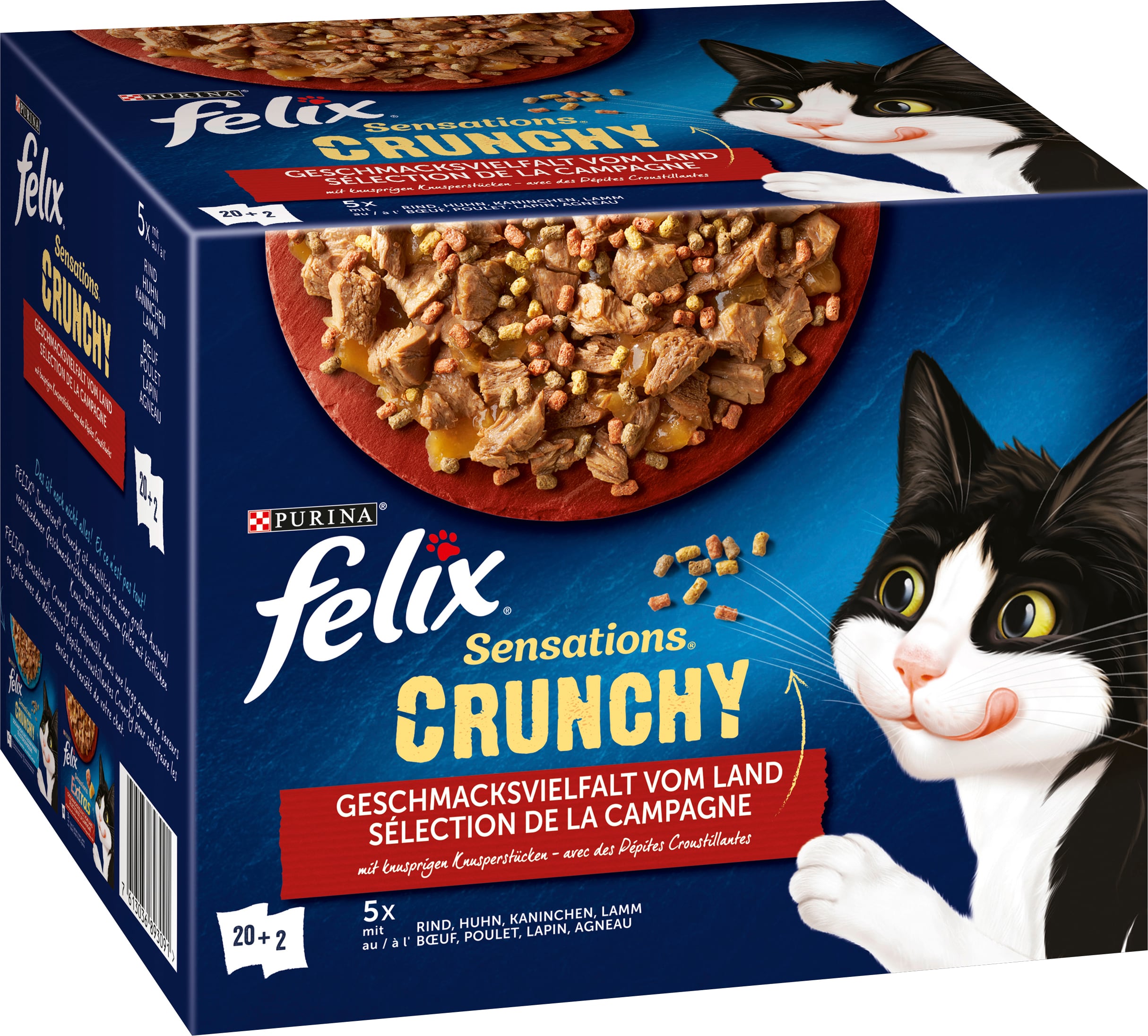 Felix Sens Crunchy Geschmacksvielfalt vom Land 20x 85g