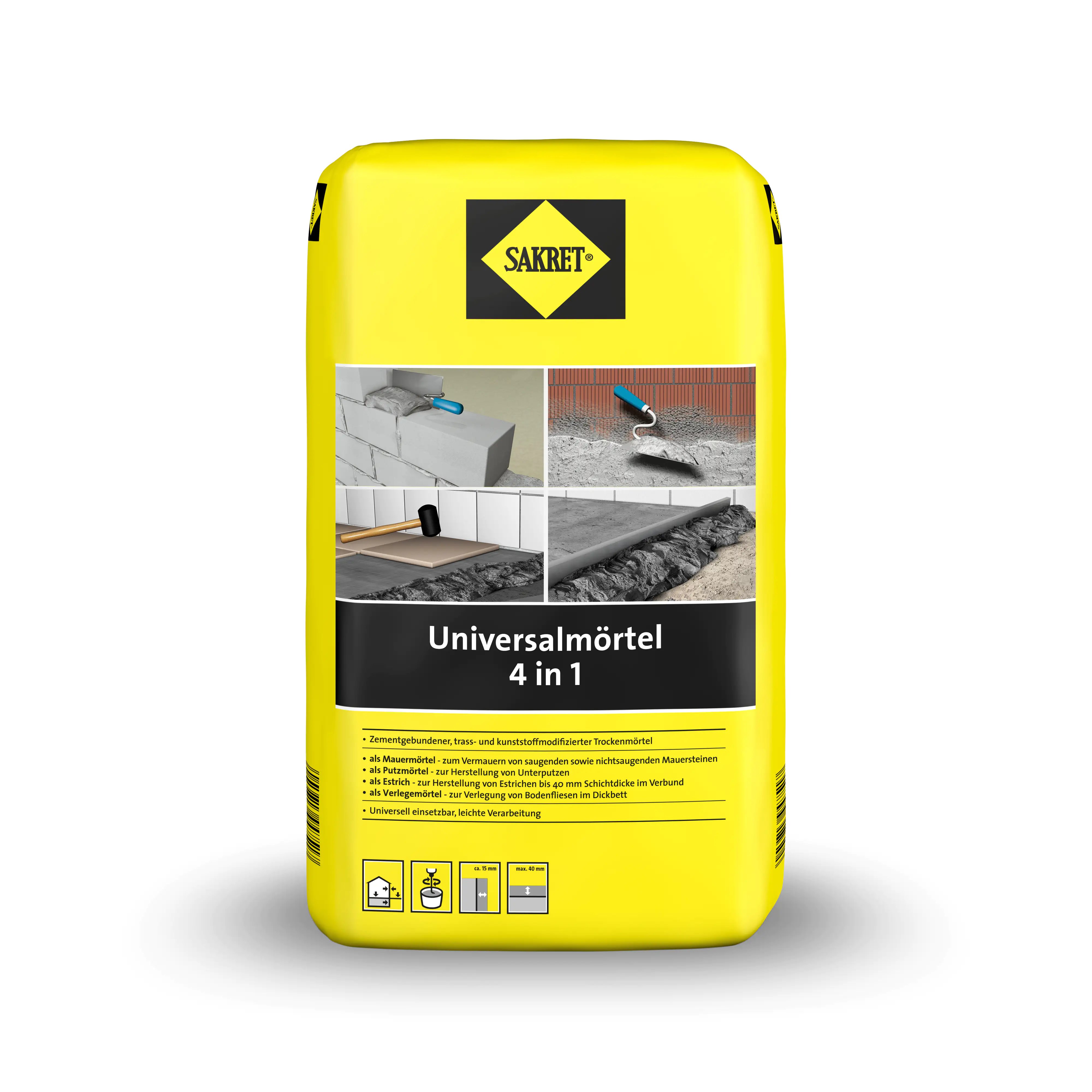 SAKRET Universalmörtel 4 in 1 10 kg