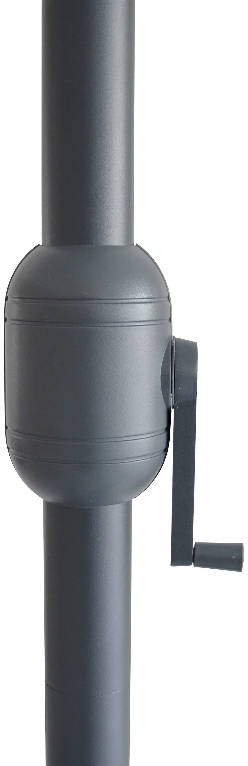 Primaster Sonnenschirm Kreta anthrazit/grau Ø 300 cm 